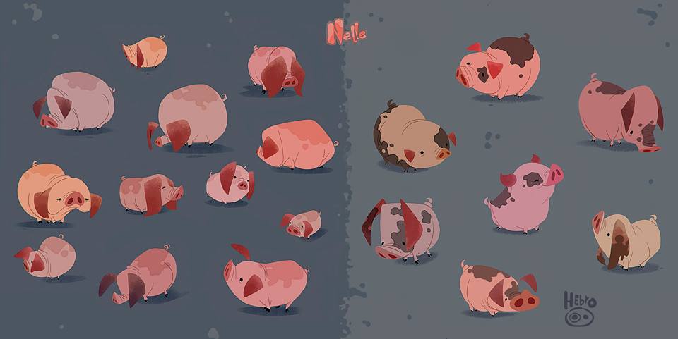 Pig Character Design