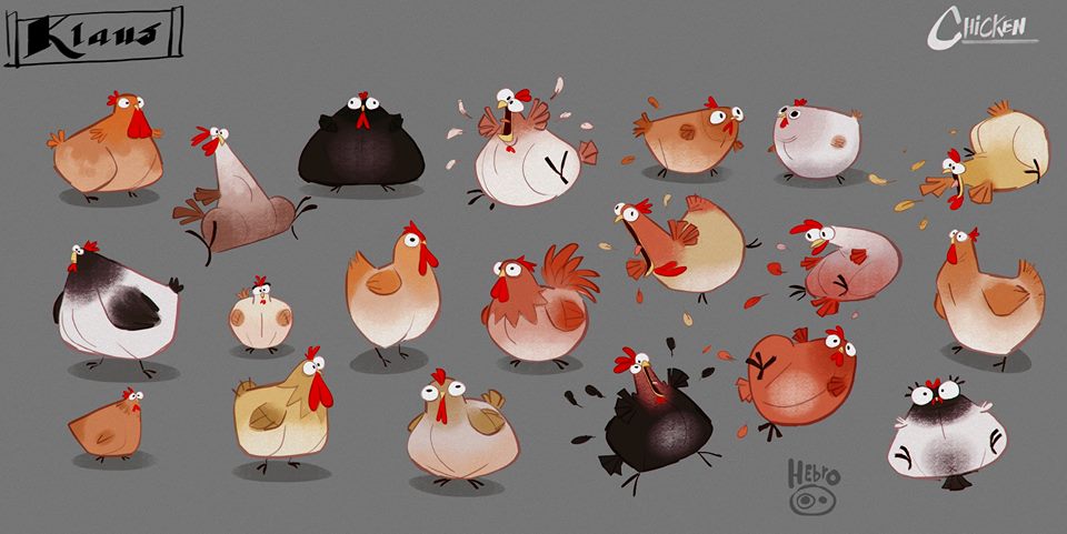 Chicken Character Design