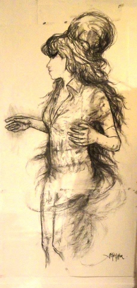 Maelstorm. charcoal on paper. 115x240cm