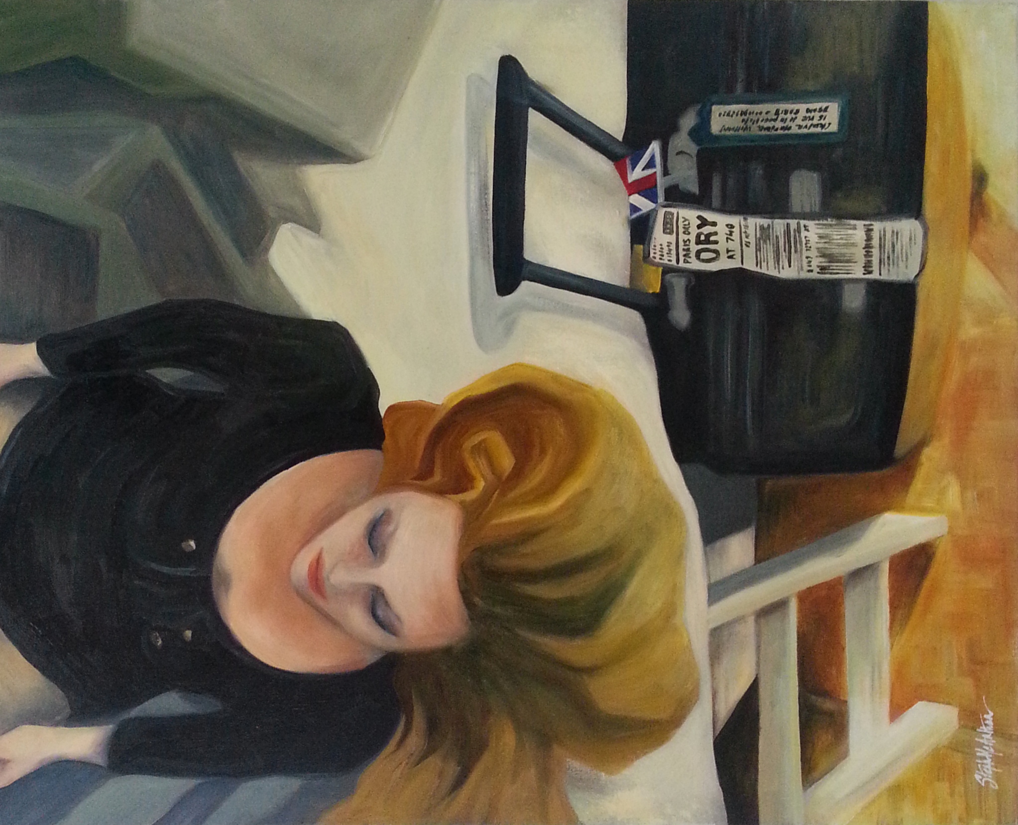 Apesanteur. oil on canvas. 80x100cm