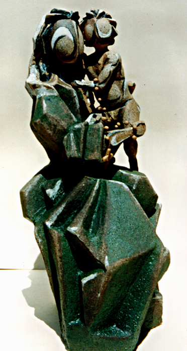 Virgen del Rosario. 37 cm
