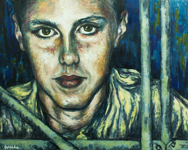 13ans. oil on canvas. 80x100 cm