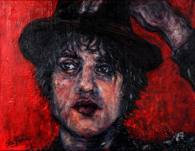 Pete Doherty. oil on canvas. 60x80 cm