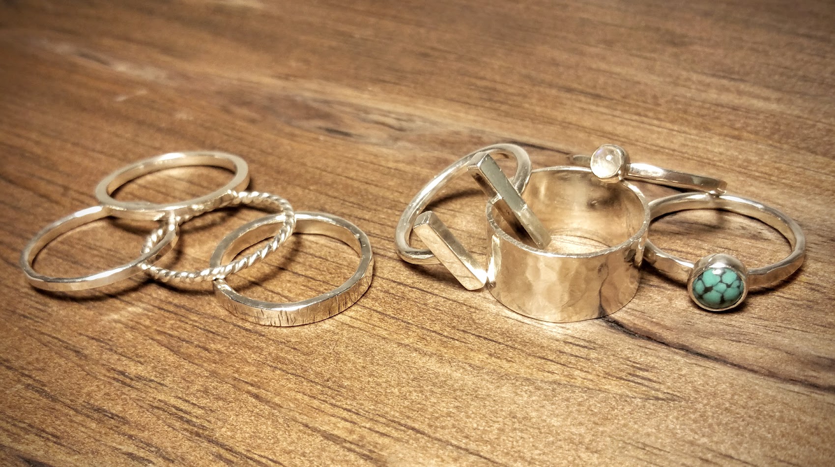 Argentium Silver Rings