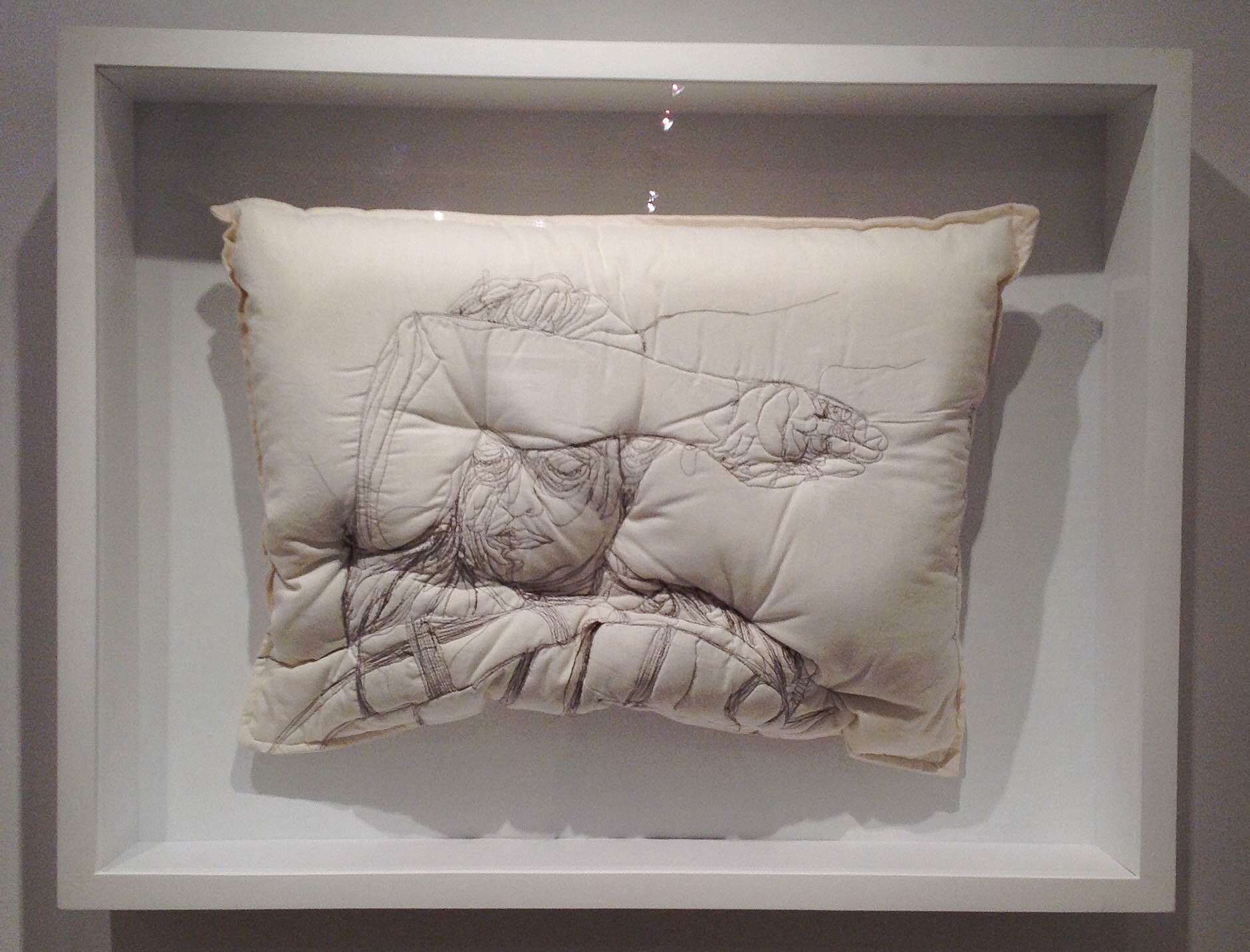05,Maryam Ashkanian,Sleep Series,70.90cm,Sewing on Pillow,2014