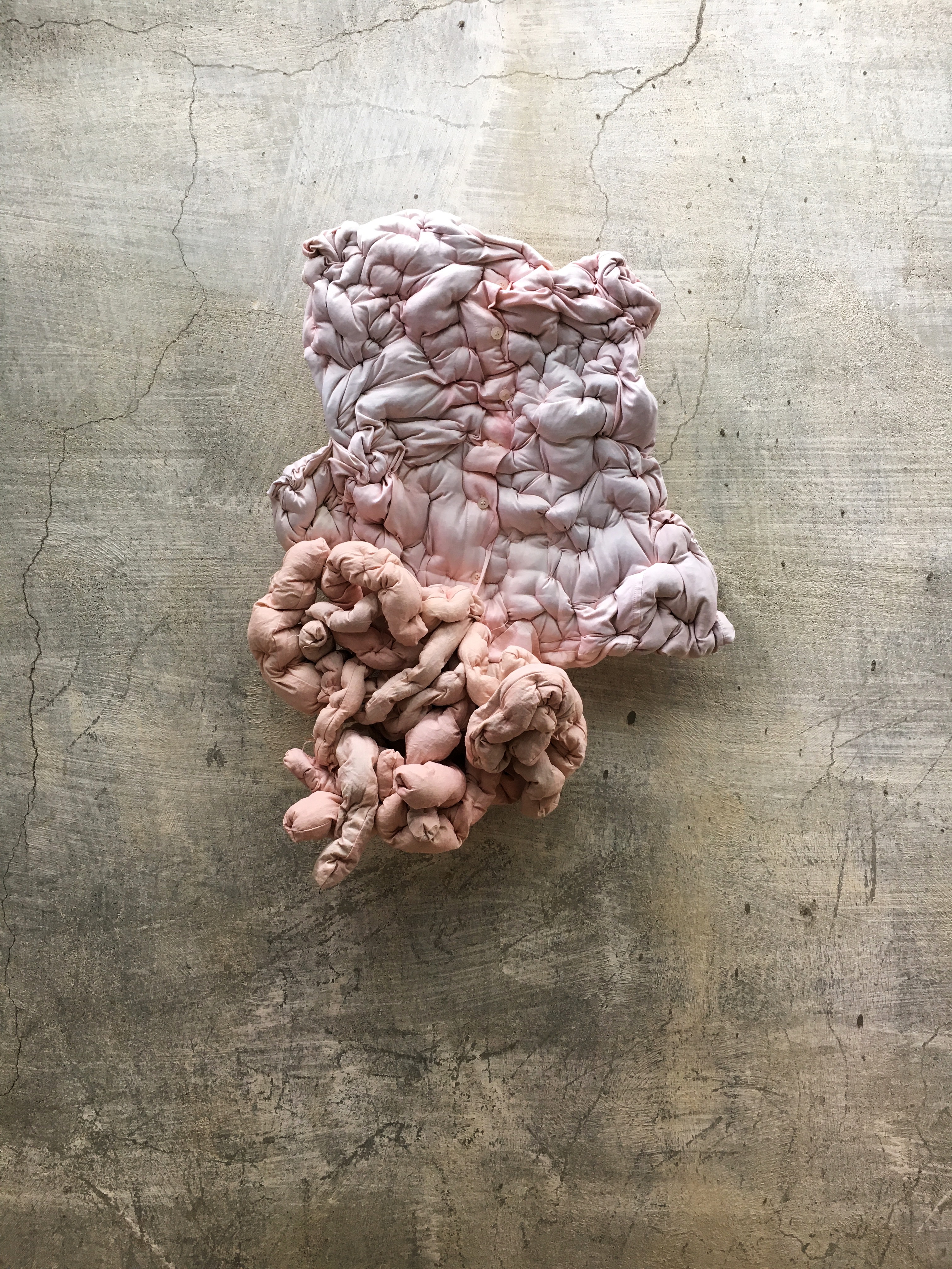 05.Maryam Ashkanian.Mutation Series. Sculpture.60 40 30 Cm.Sewing on cloth.2016.