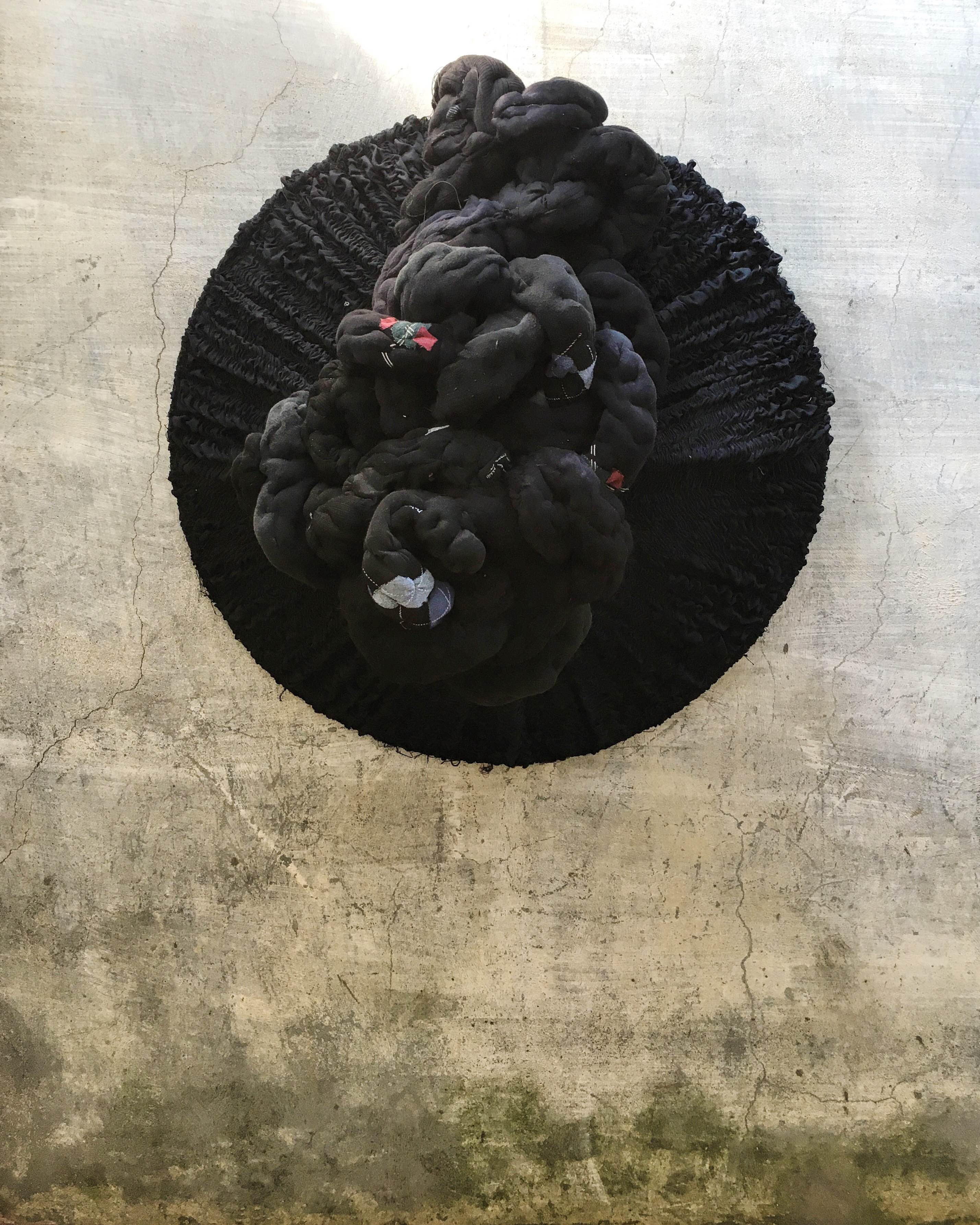 04.Maryam Ashkanian.Mutation Series. Sculpture.90 90 30 Cm.Sewing on Fabric.2016.