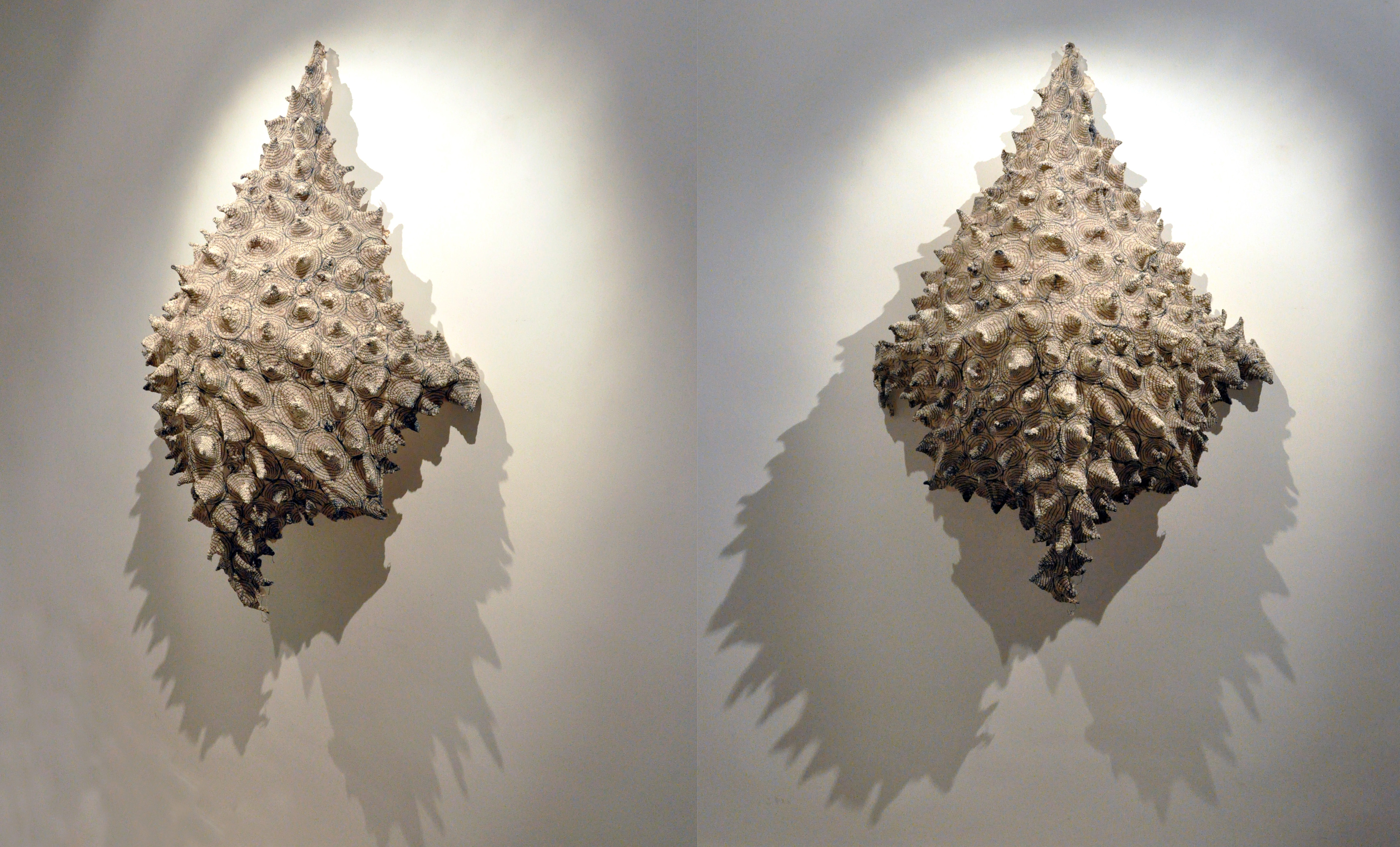 00.Maryam Ashkanian.Stop Series.Sculpture.120 100 40 Cm.Sewing and Resin on Fabric.2013