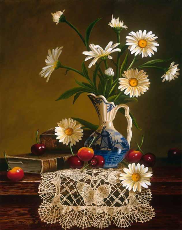 Daisies 11x14 oil on board SOLD