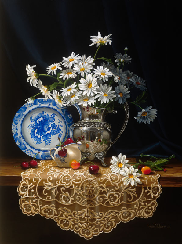 Vintage Lace oil on canvas 18x24