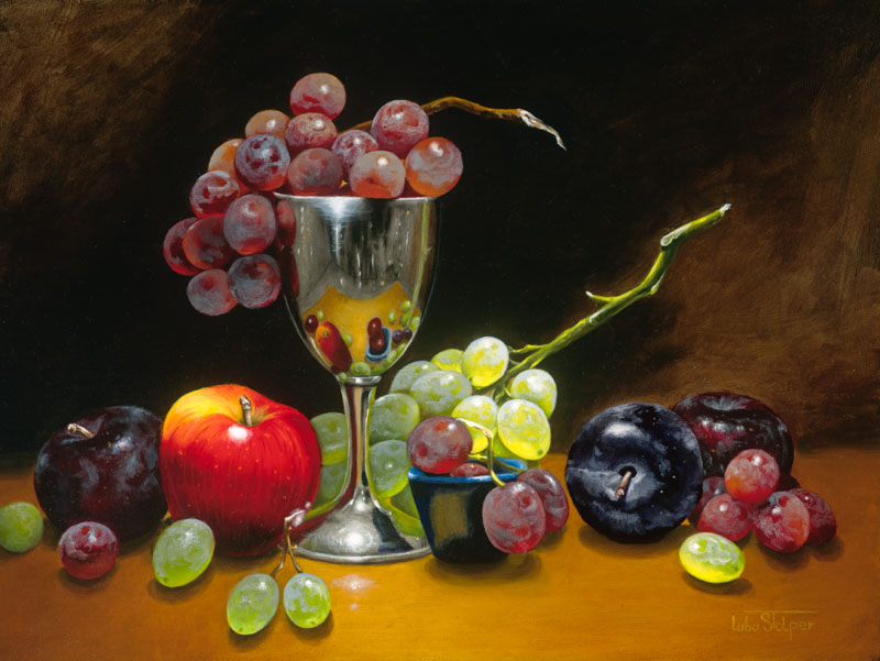 Welcome to California oil on canvas 12x16
