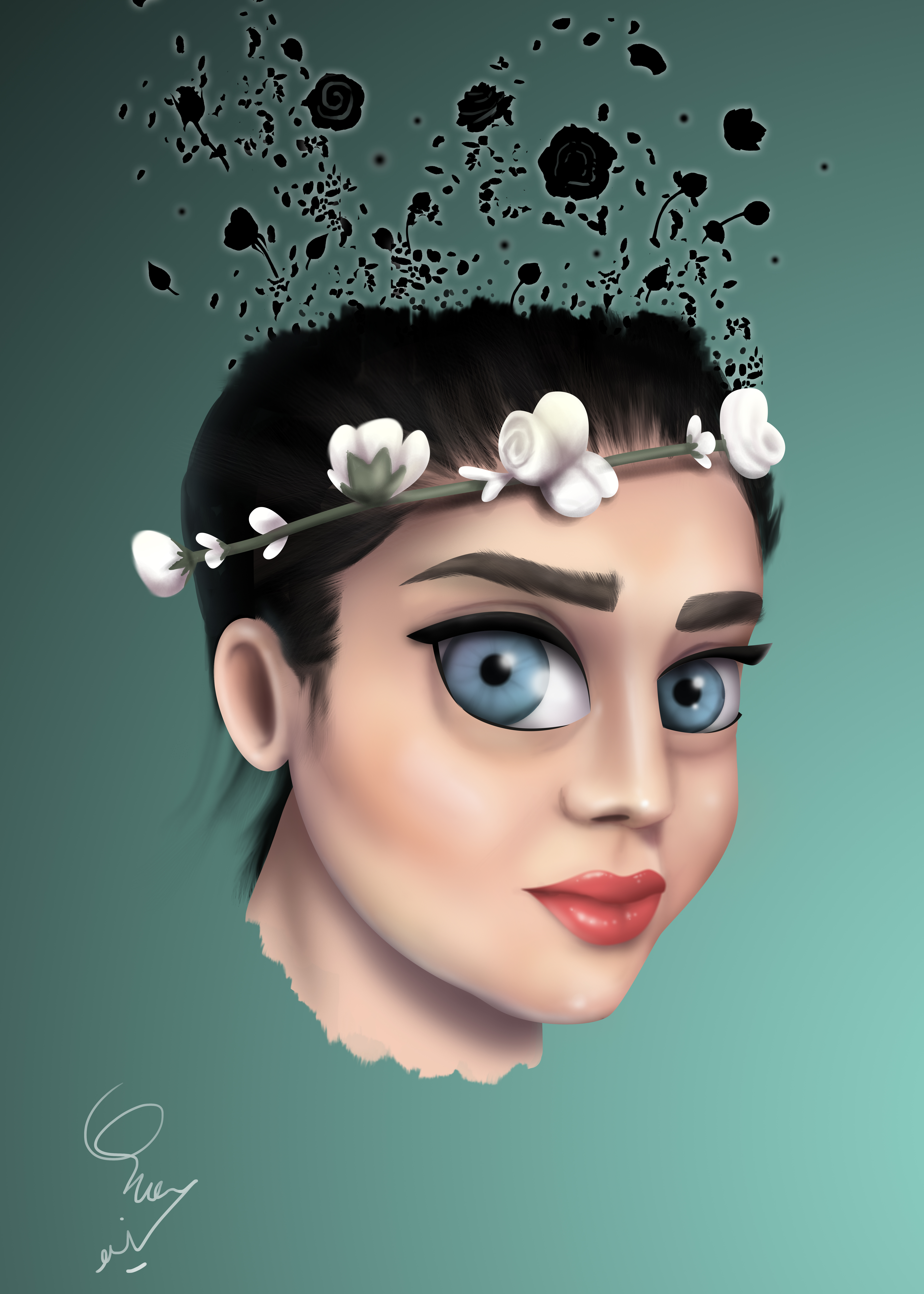 The girl