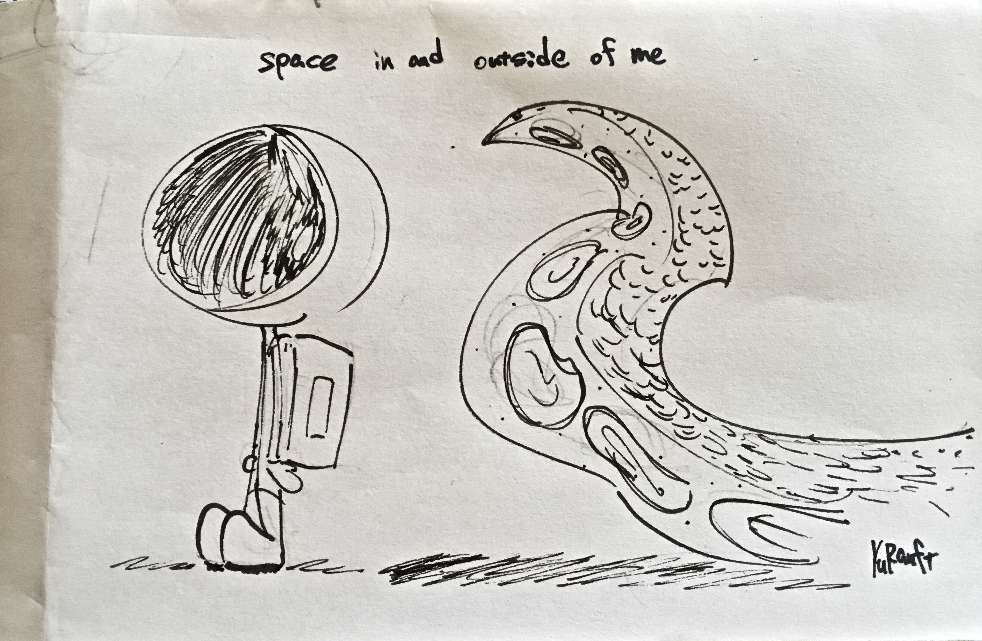 Space in and outside of me