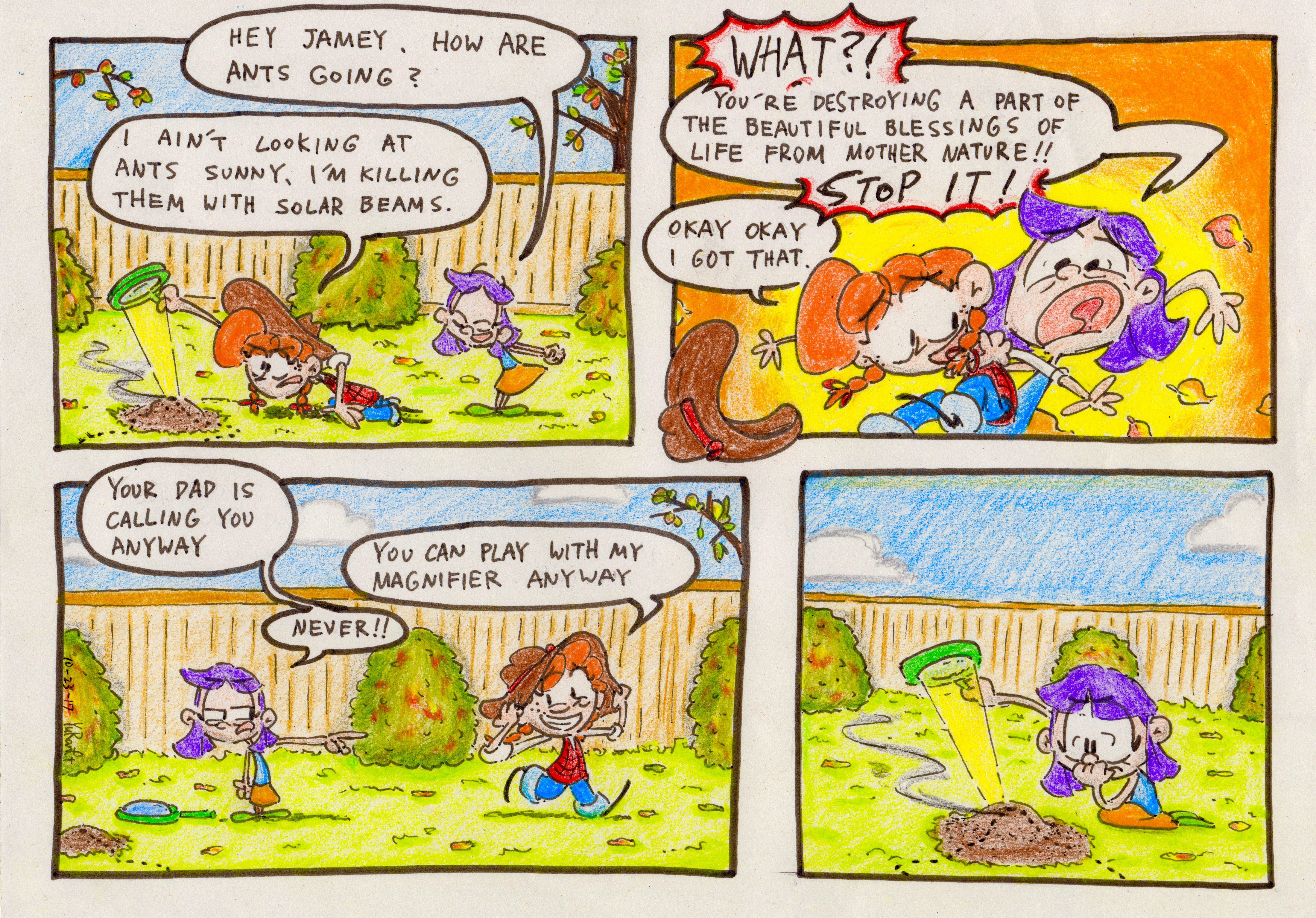 curiosity killed the ants