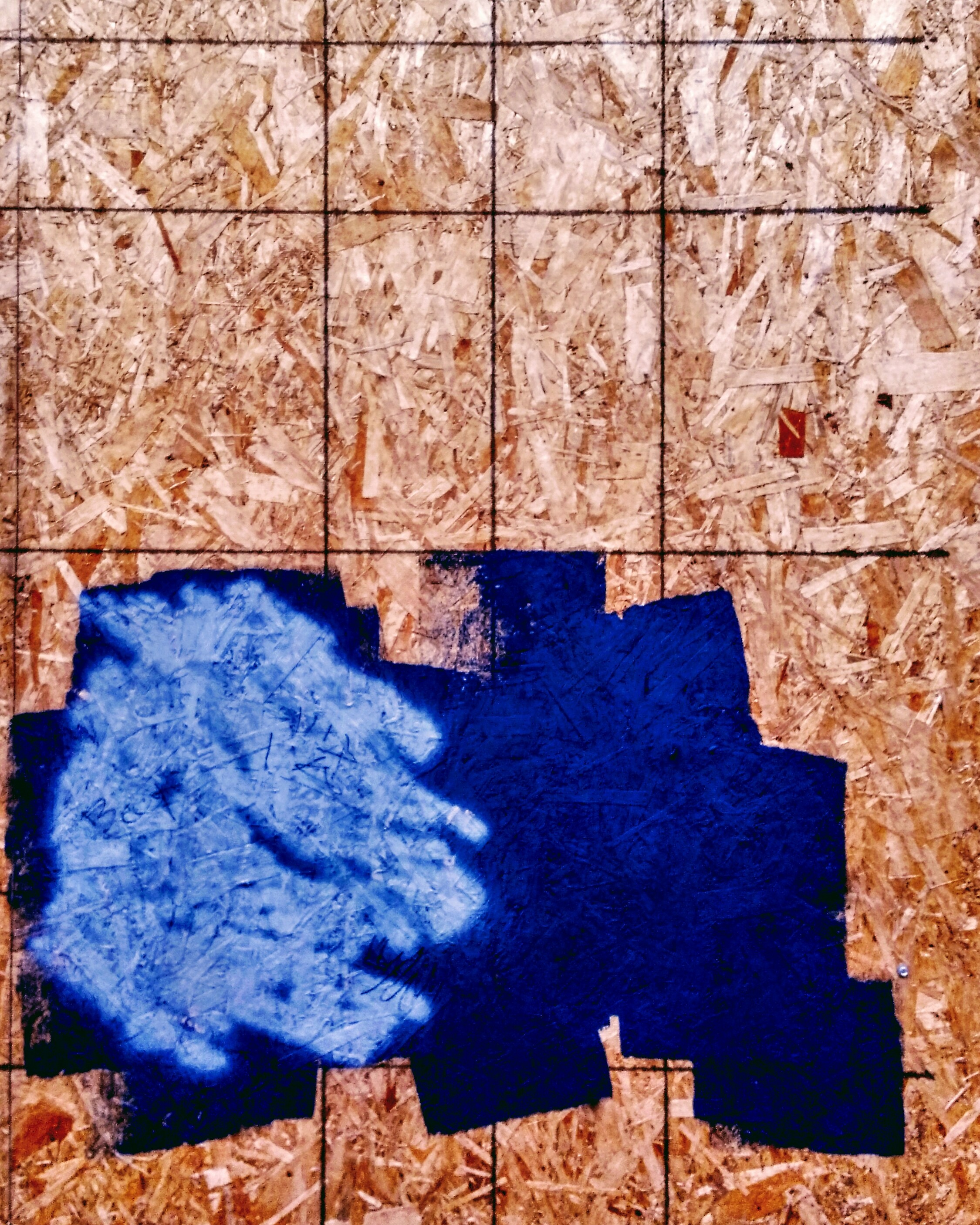 Graffiti on Partical Board Study in Abstraction