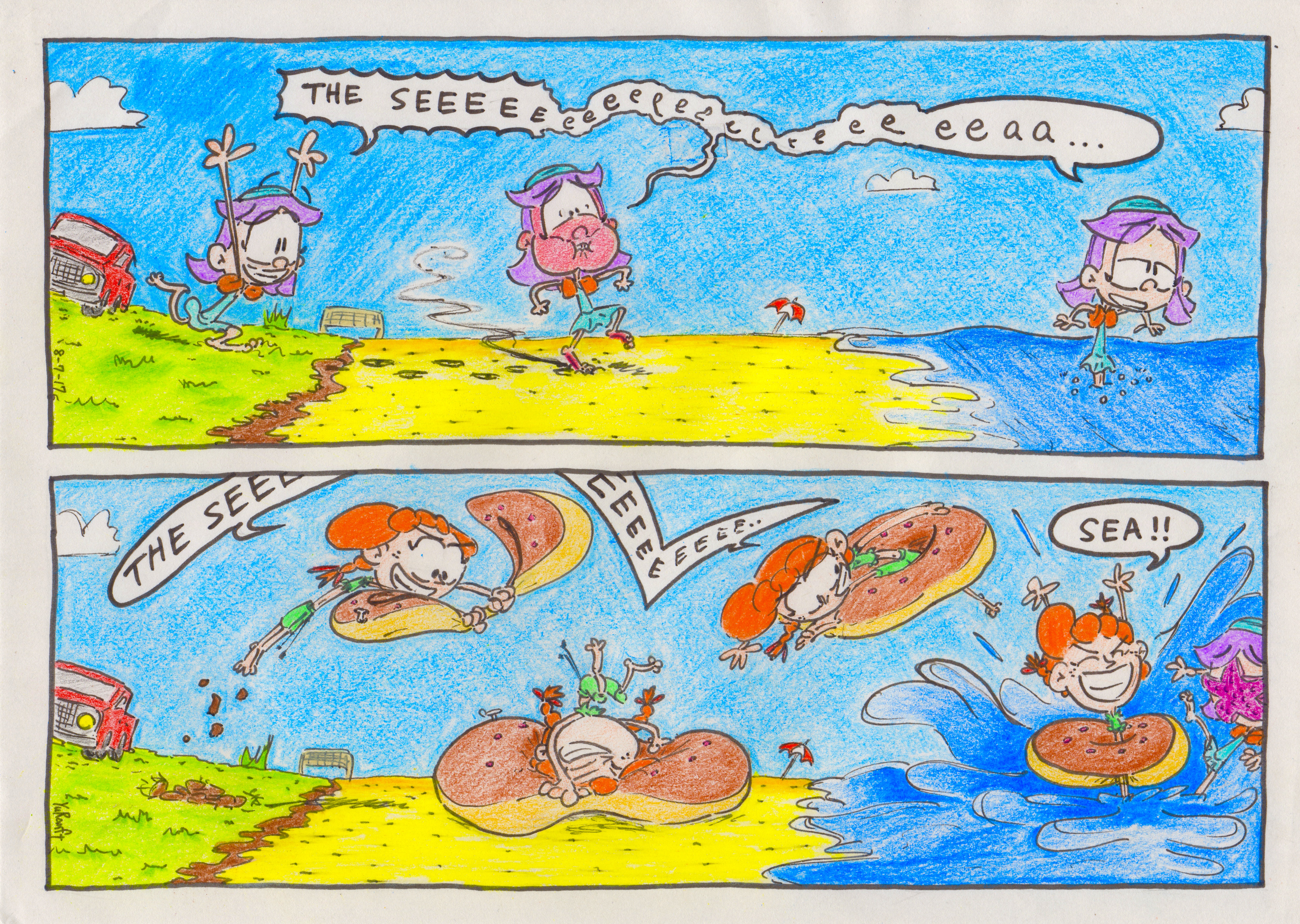 the sea!