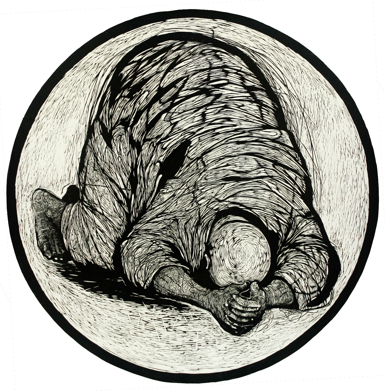 DearLord Linocut diameter 81cm 2015