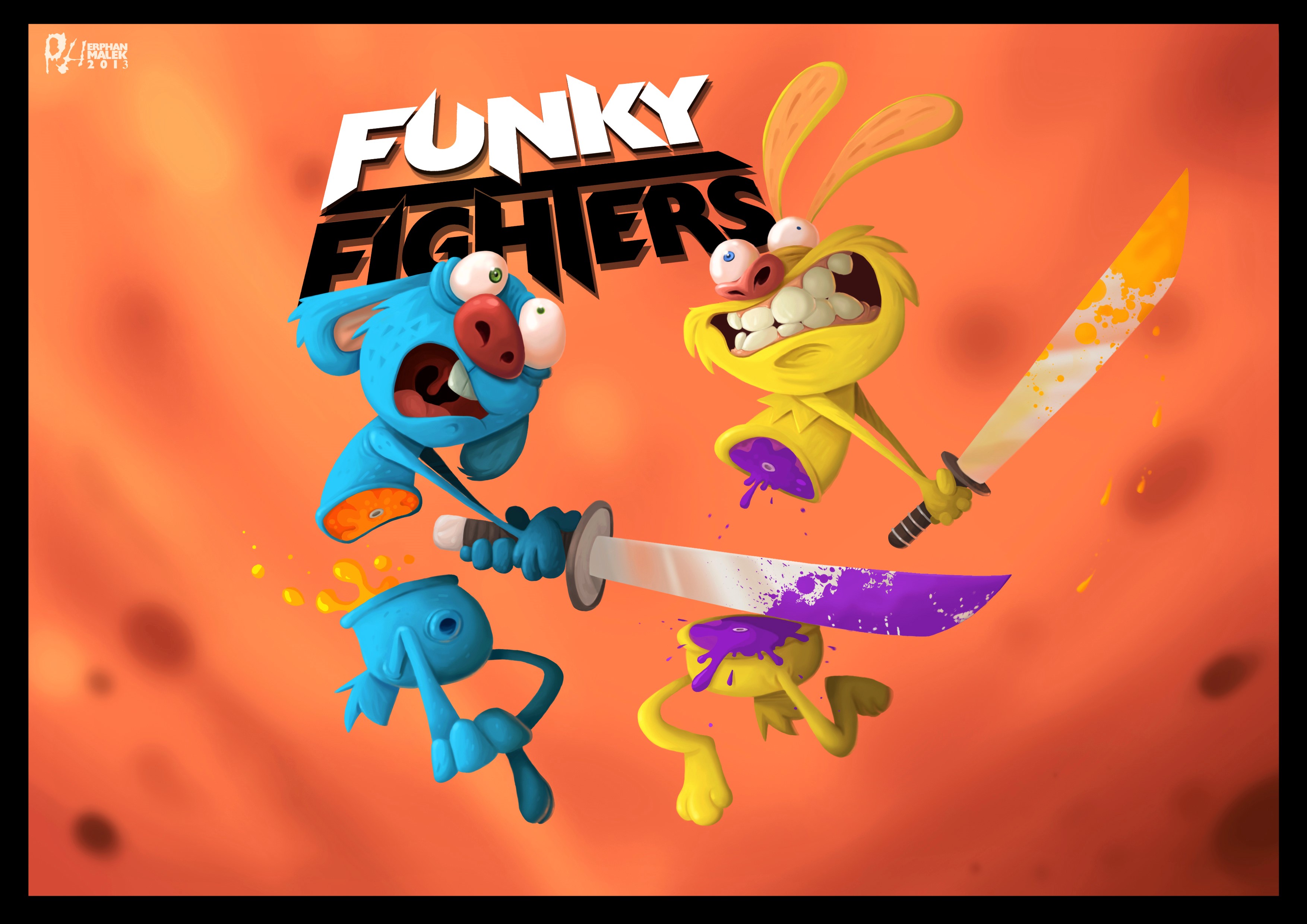 Funky fighters color