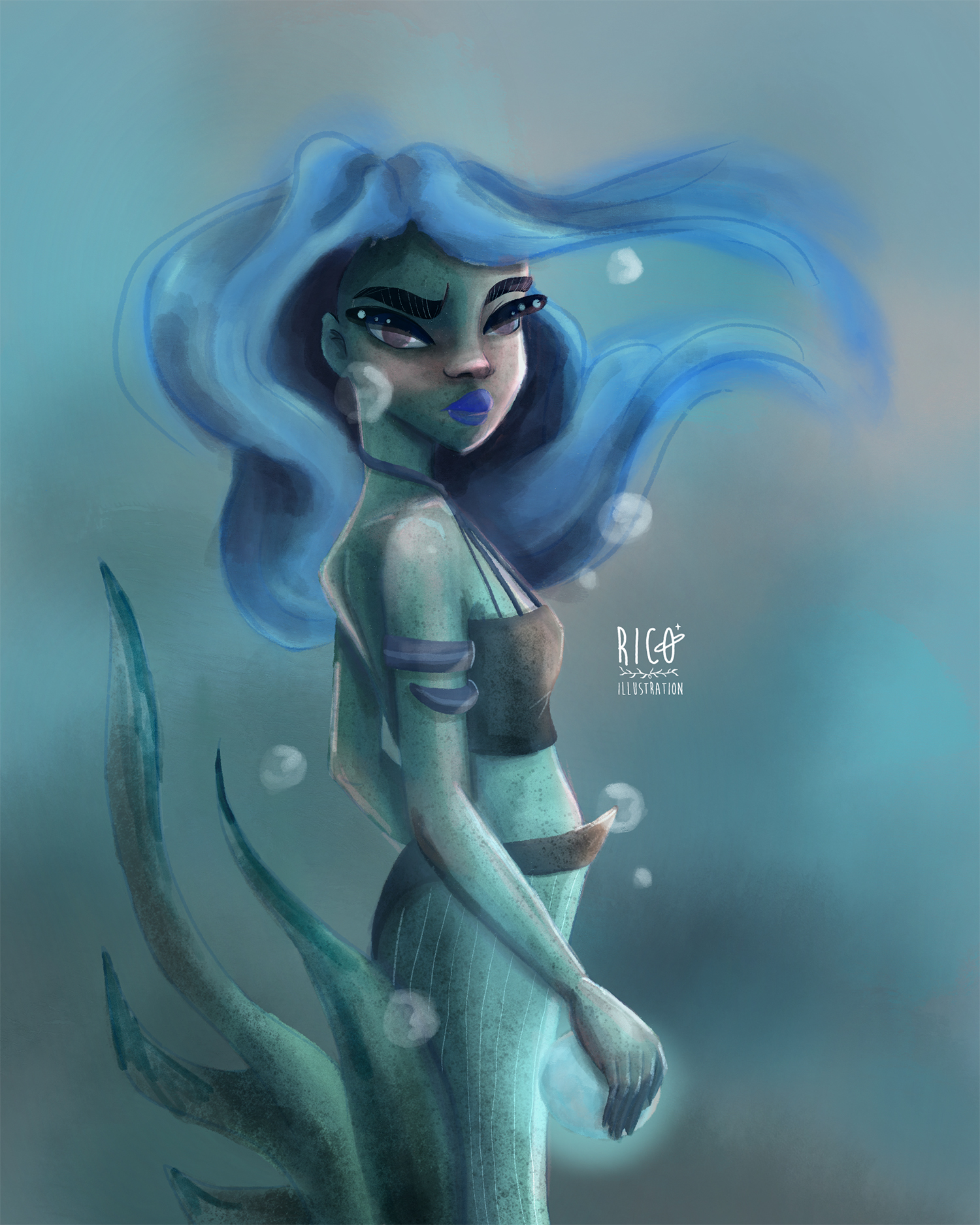Blue