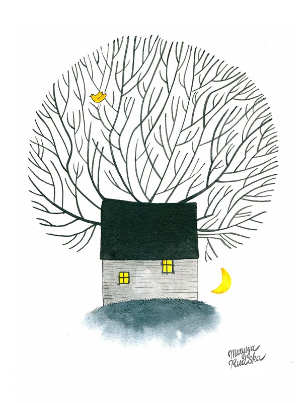 House and the Moon