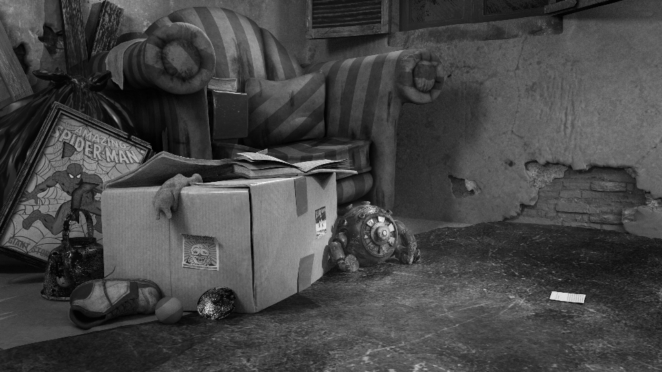 render3 black and white