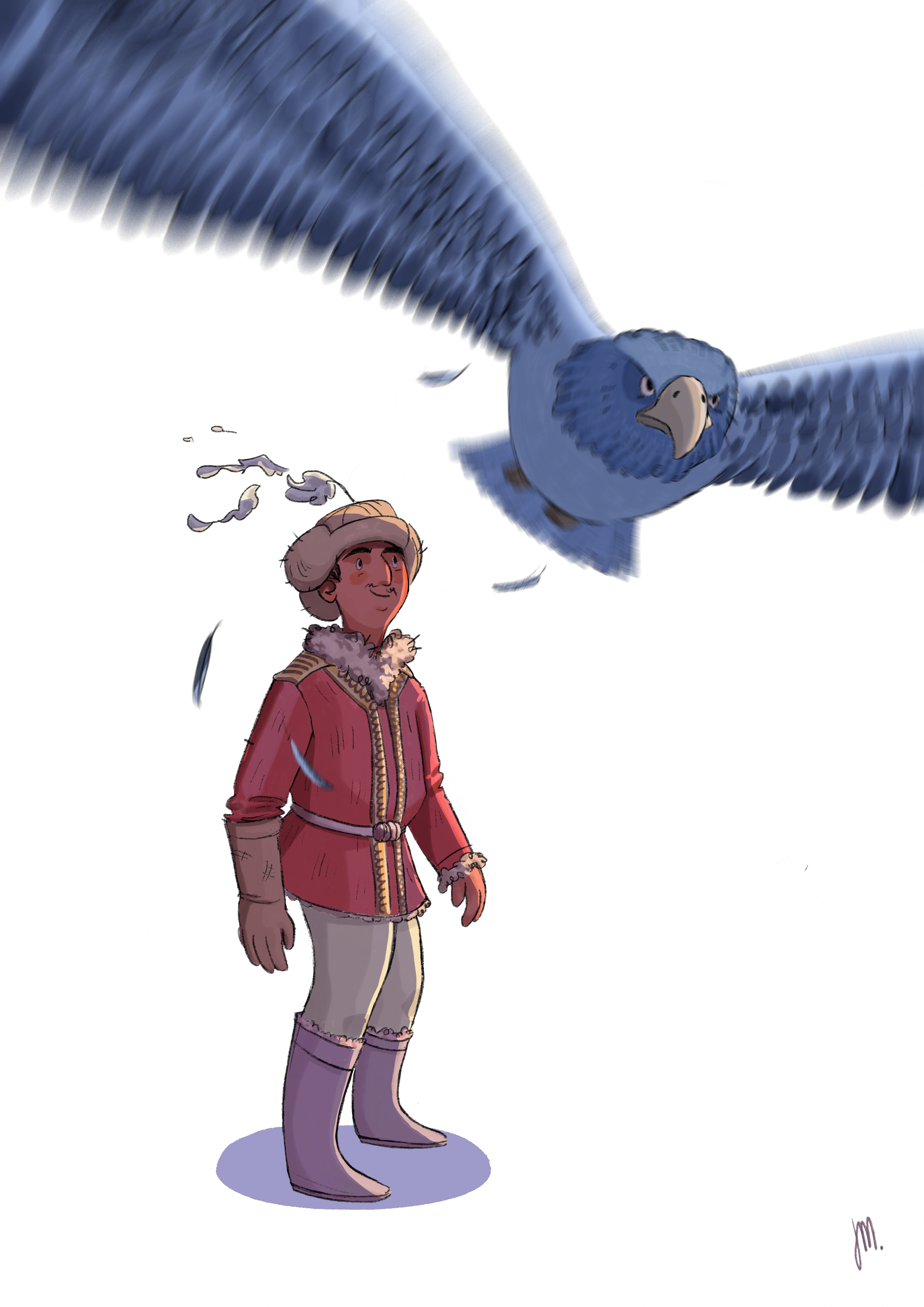 Mongolian eagle hunter