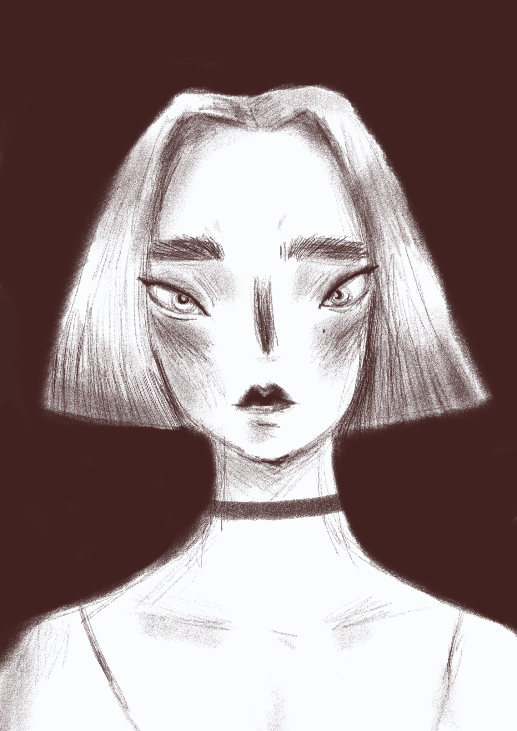 sketch girl