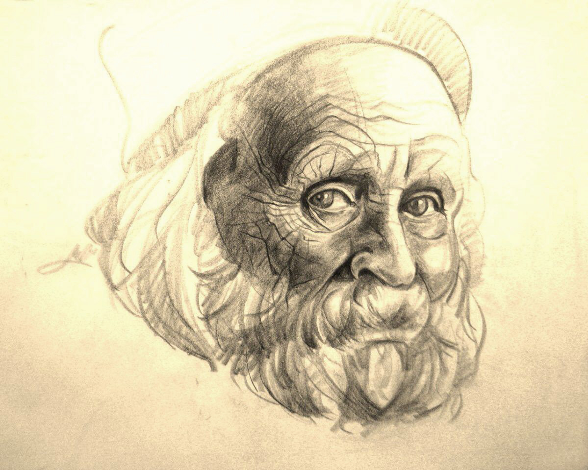 portrait sketch 40 minutes