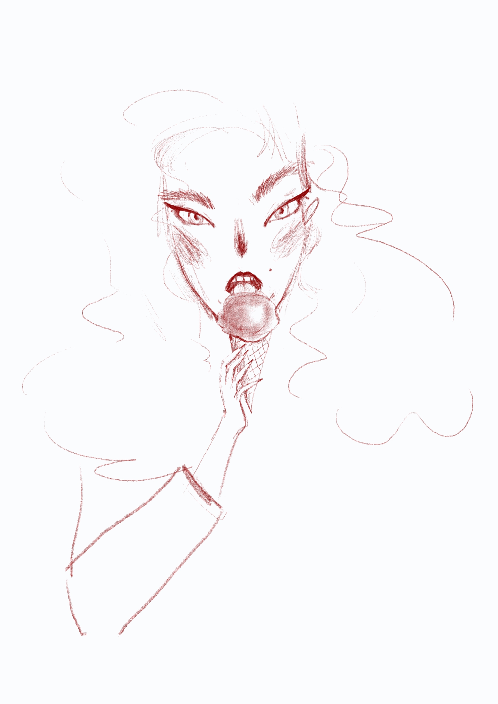 ice cream sketch