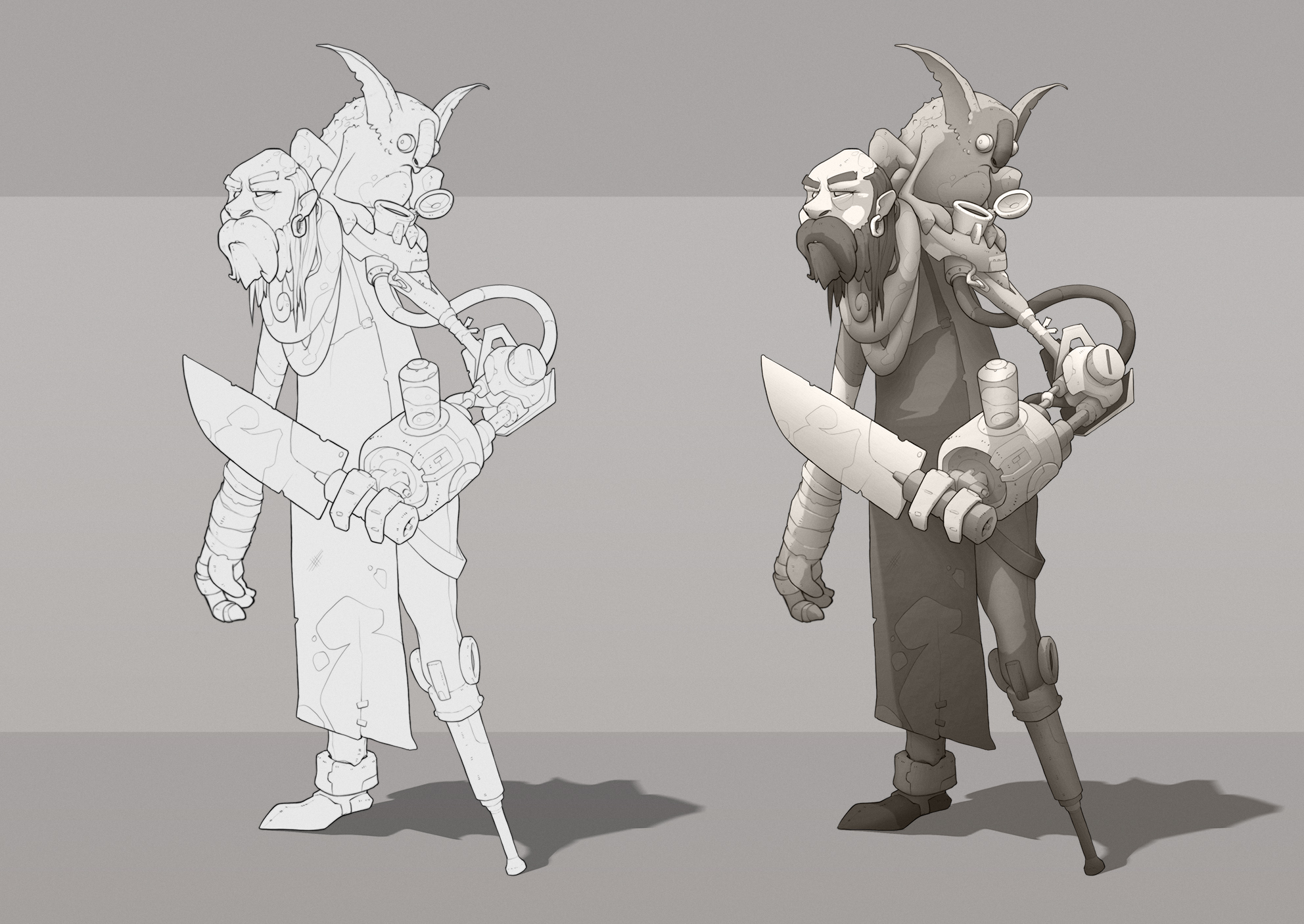 Chef Linework & Shading