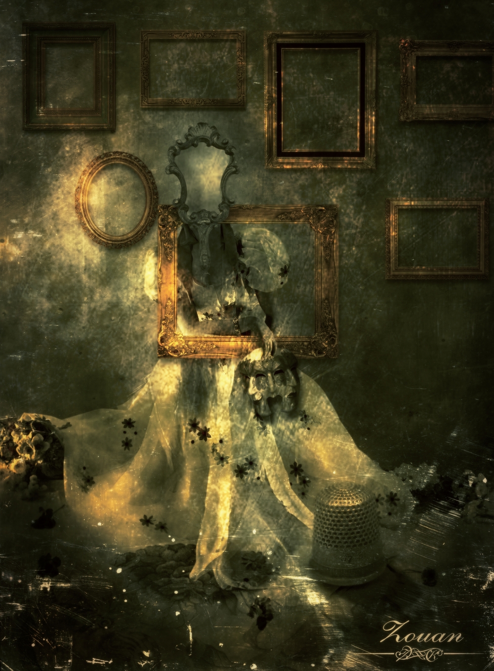 Ghost in the ruins