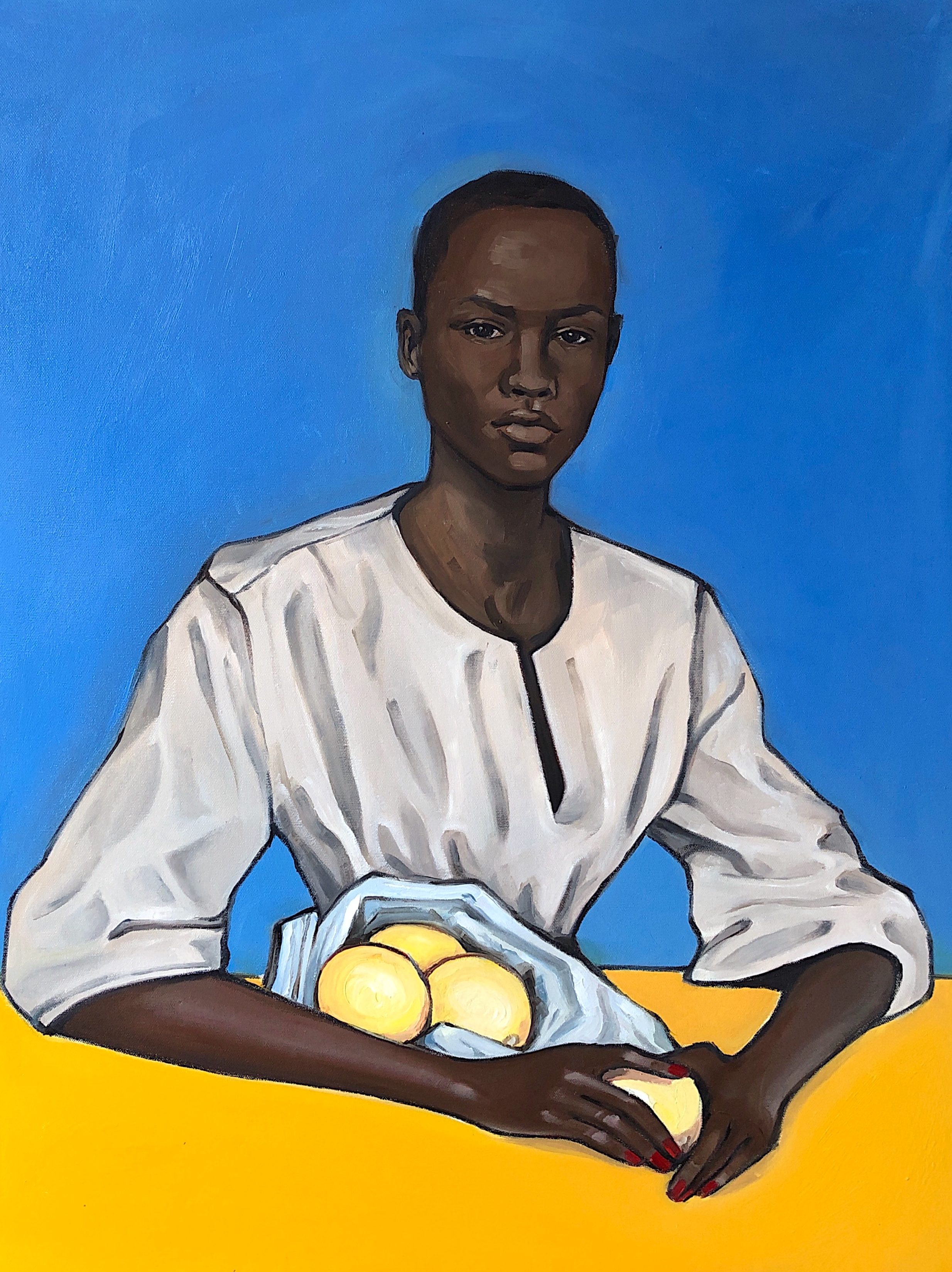 Women with plastic bag