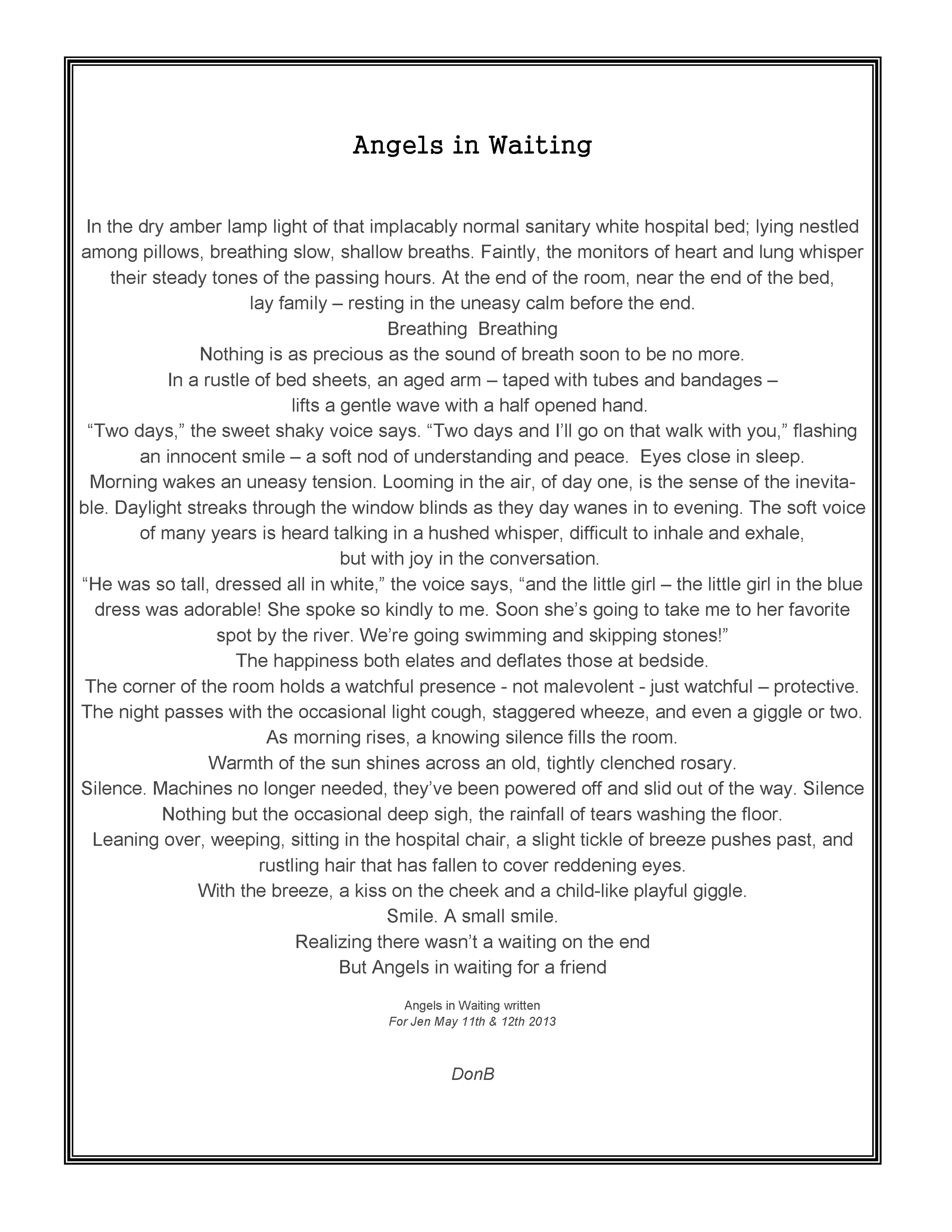 Angels in Waiting
