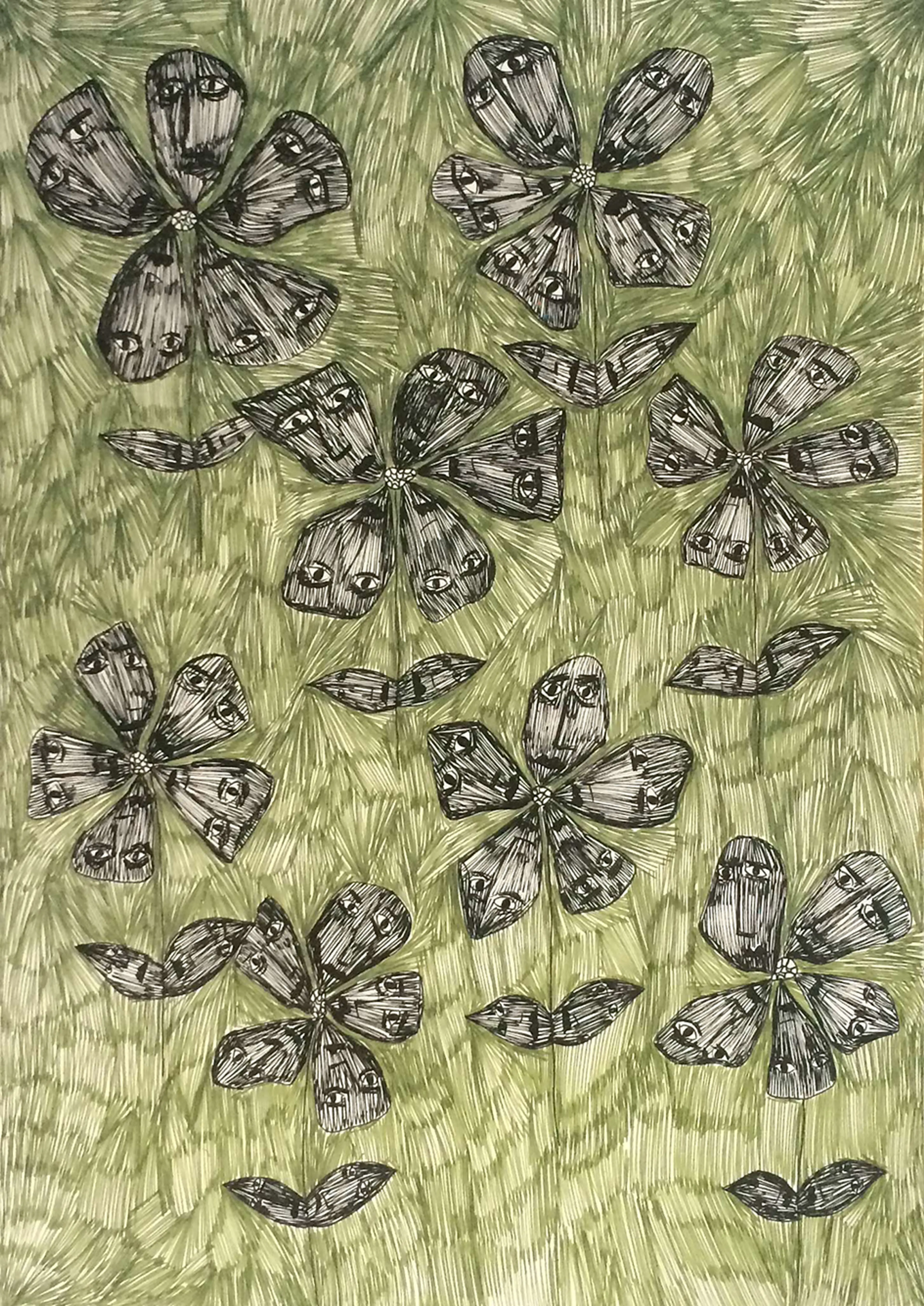 20 samaneh pen on paper 29.7x42 cm   2016