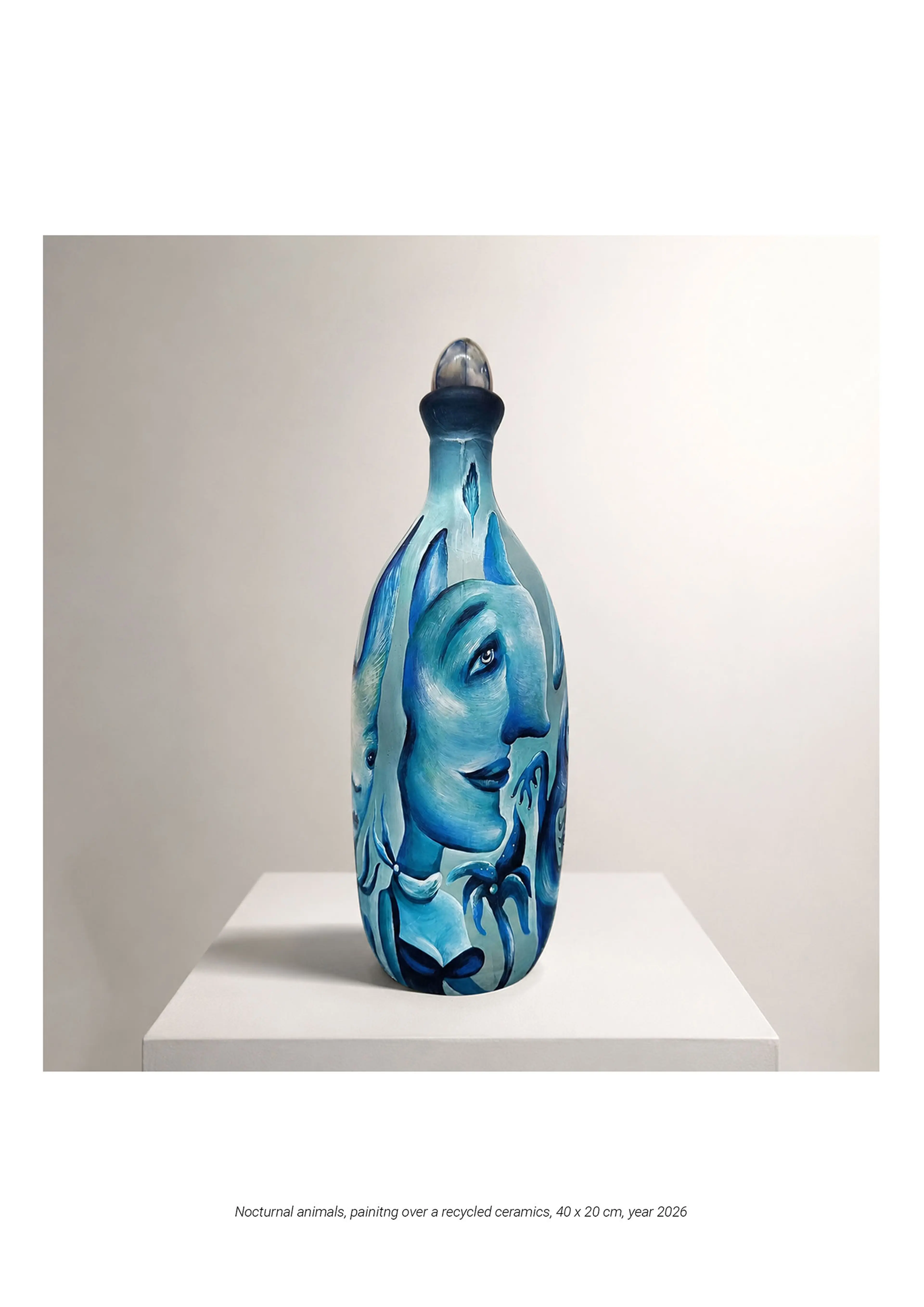 NOCTURNAL ANIMALS / painted sculptural object