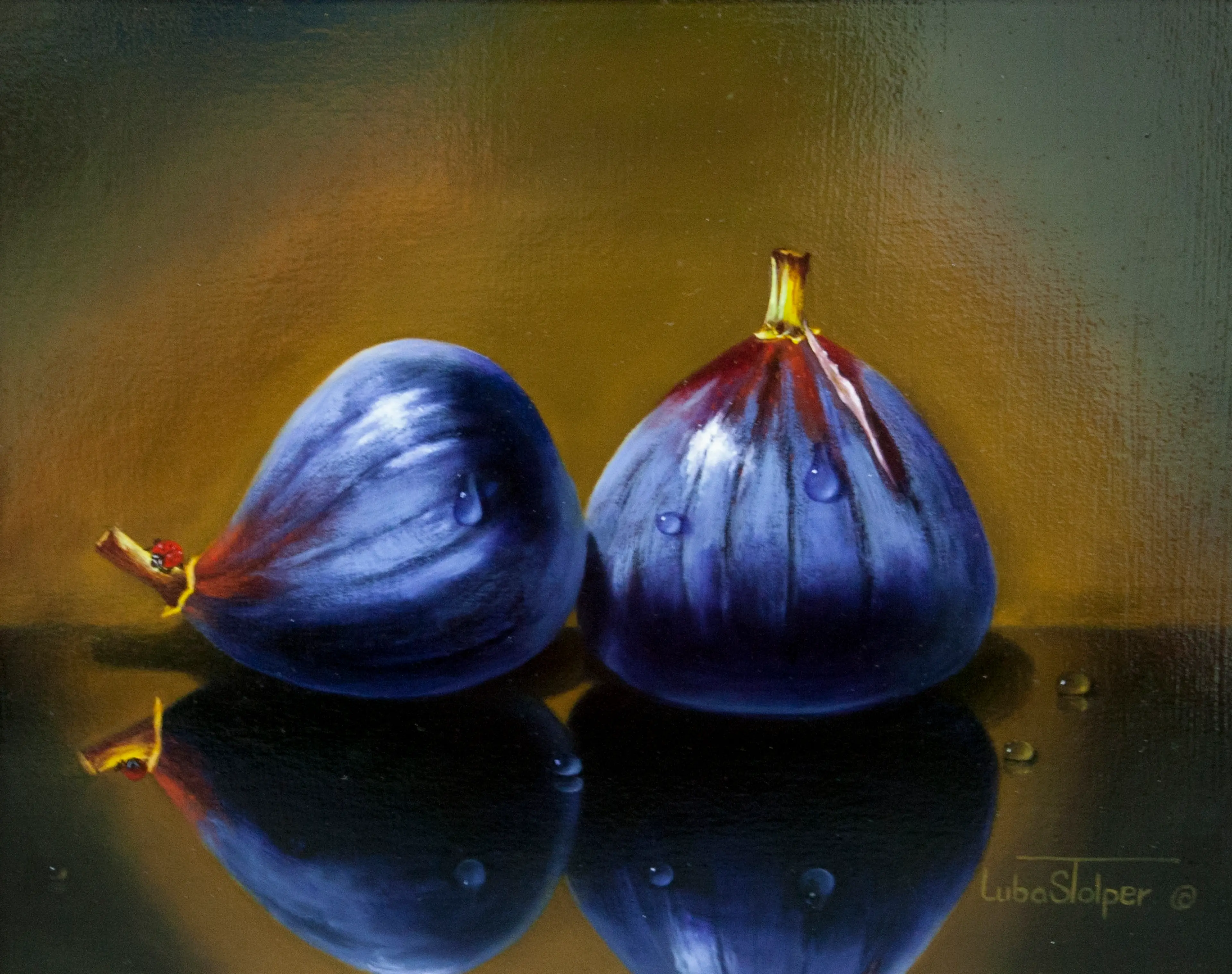 Simple Figs 8x10 oil on board SOLD