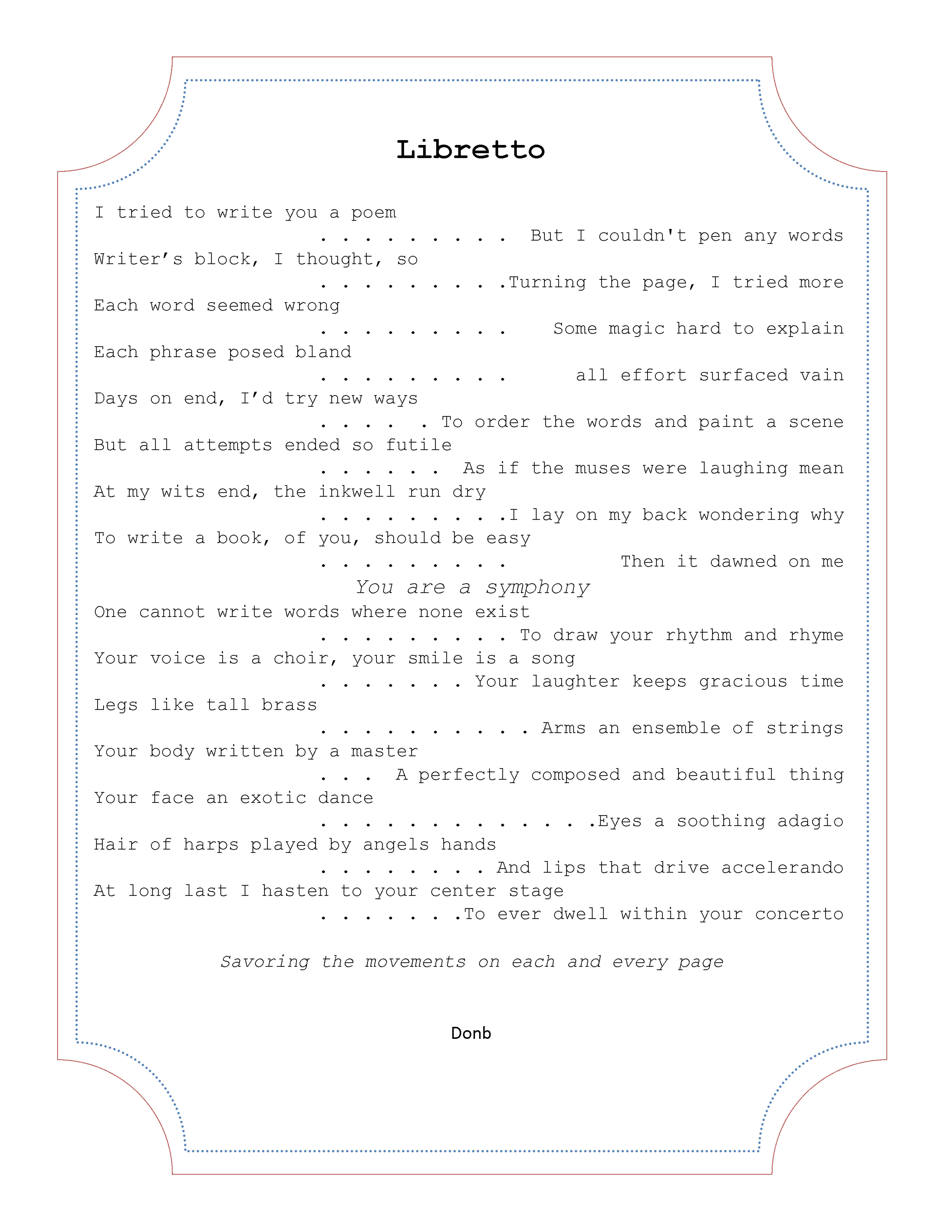Libretto