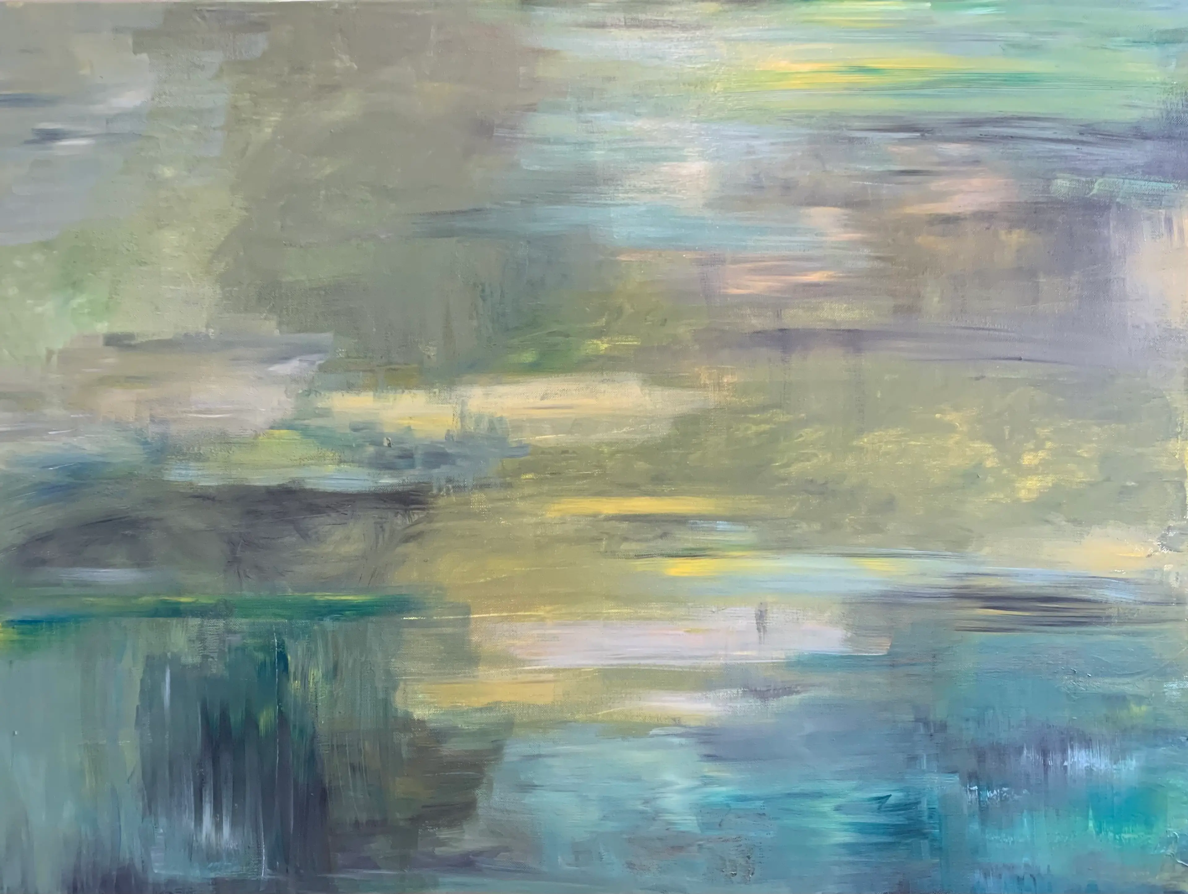 Clarté liquide Isabelle Mattei — Painting — Isabelle Mattei