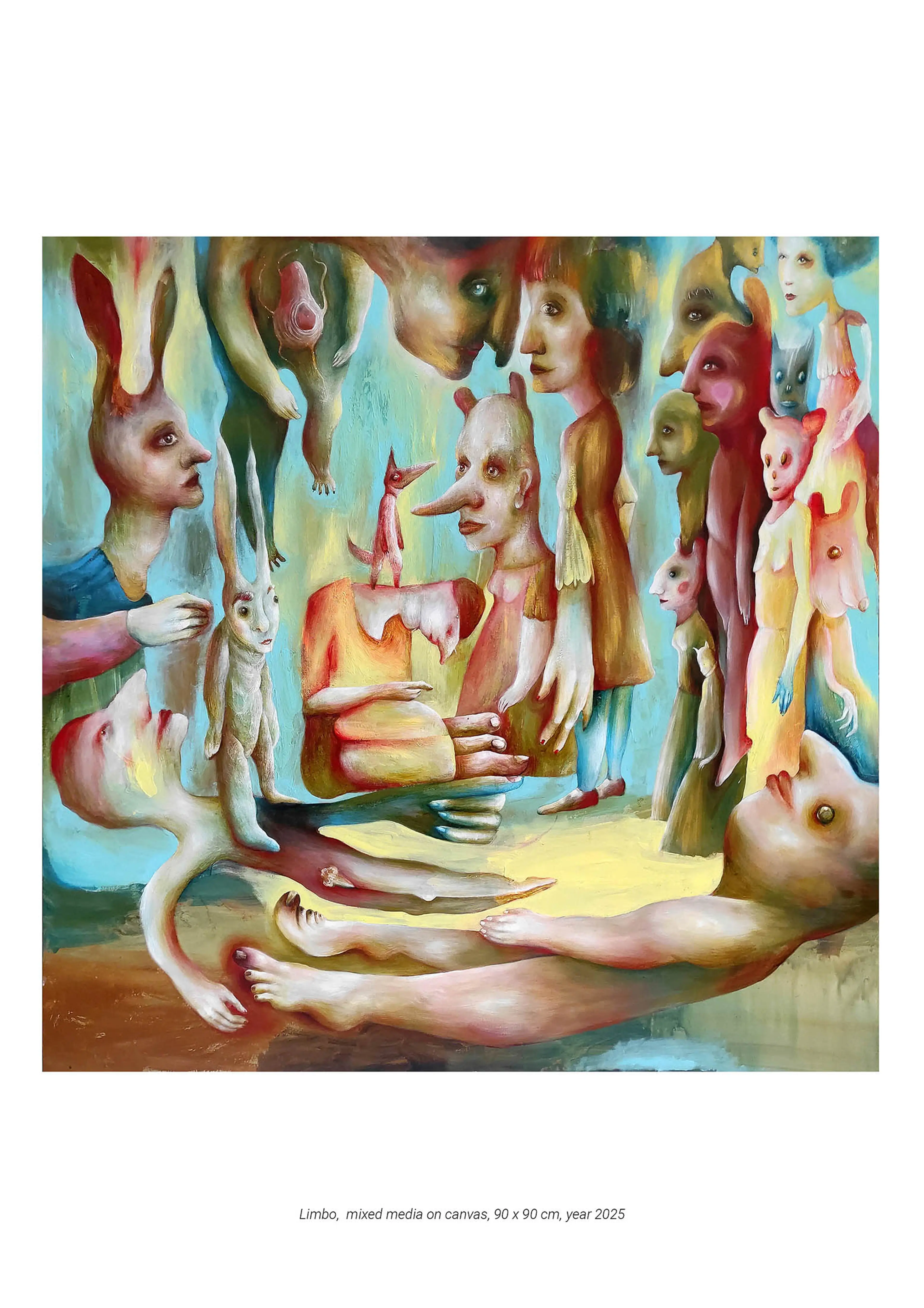 IN THE LIMBO / painting on canvas