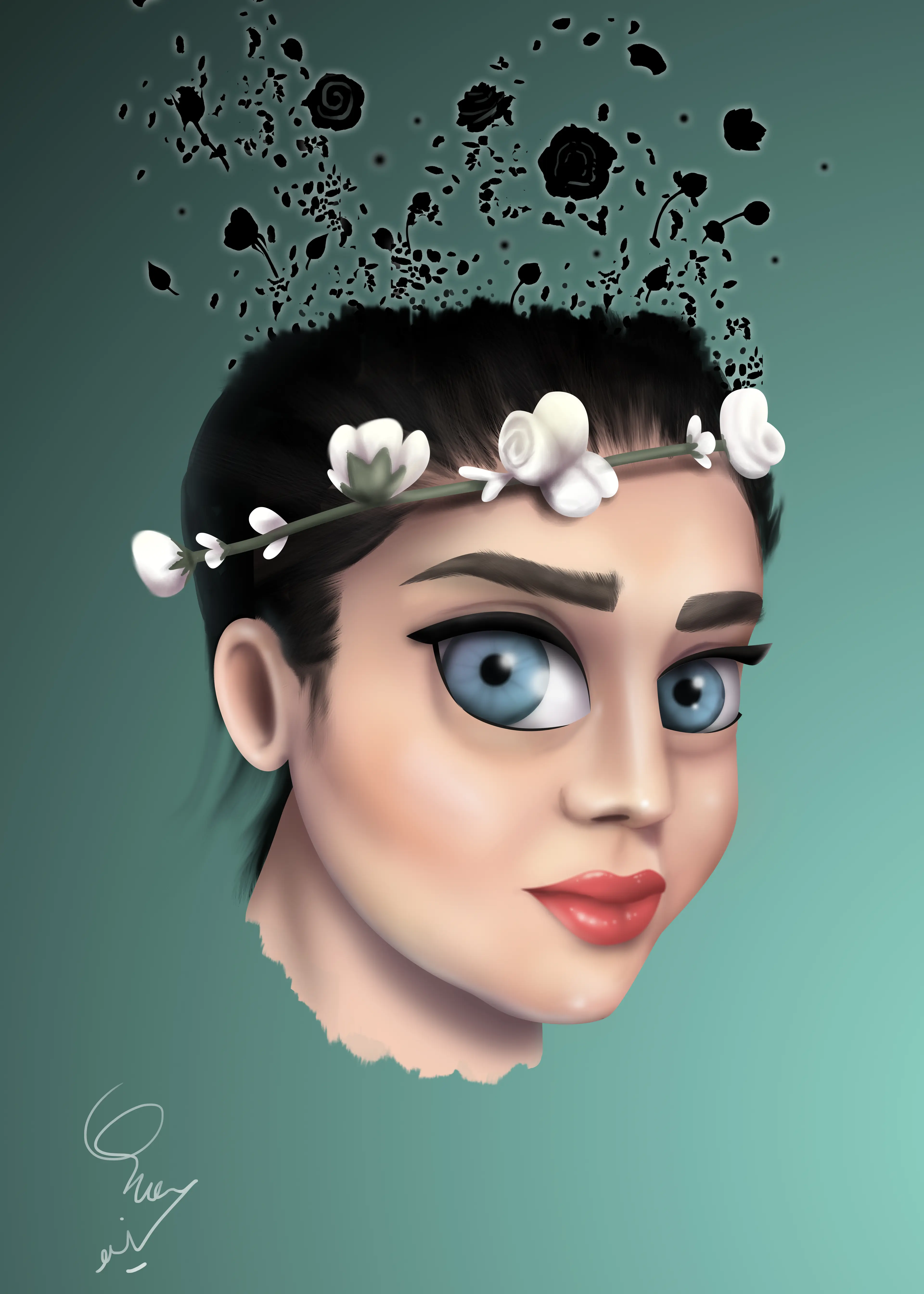 The girl
