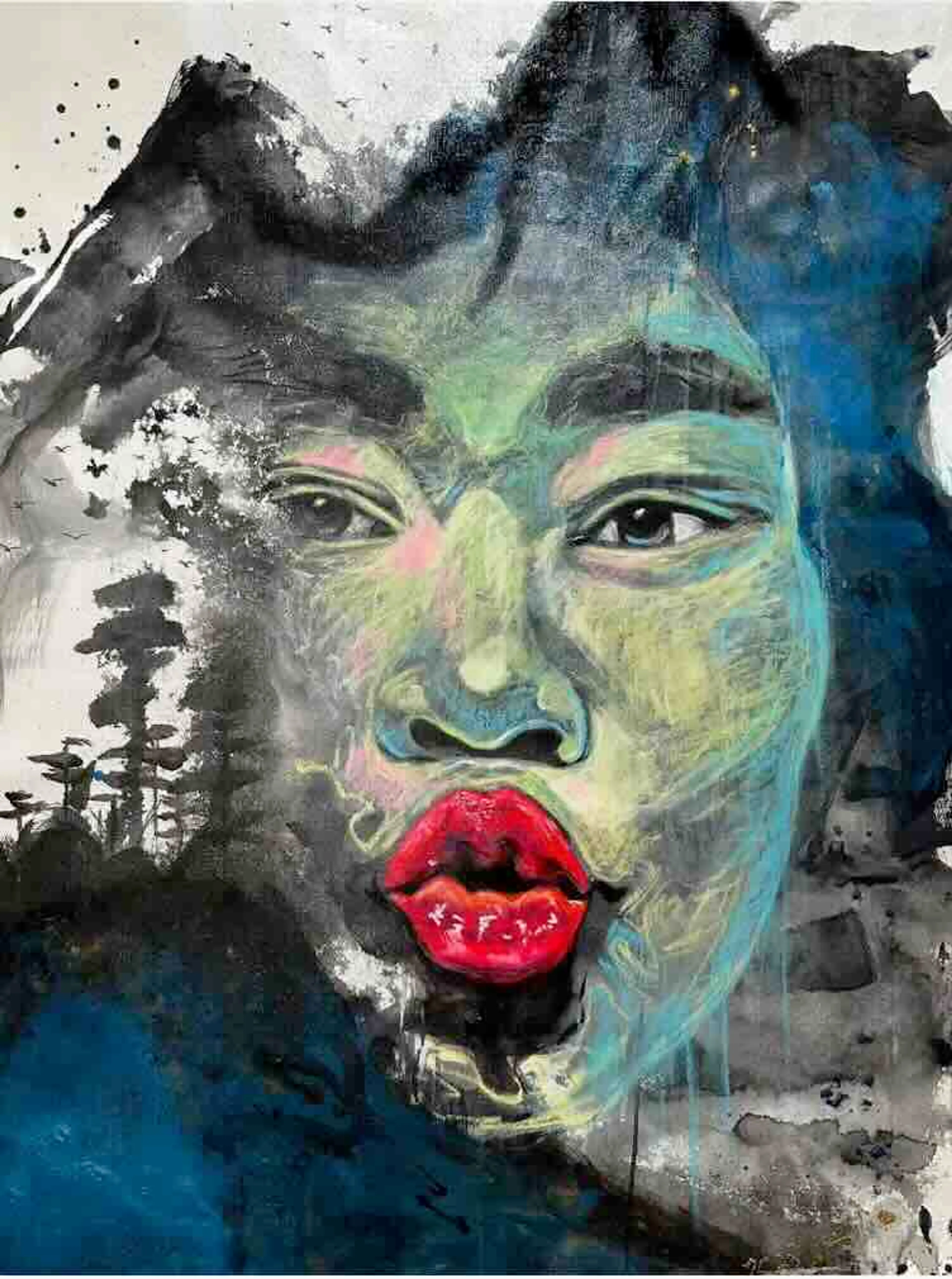 The breath of the mountain — Painting — Attilio Chien