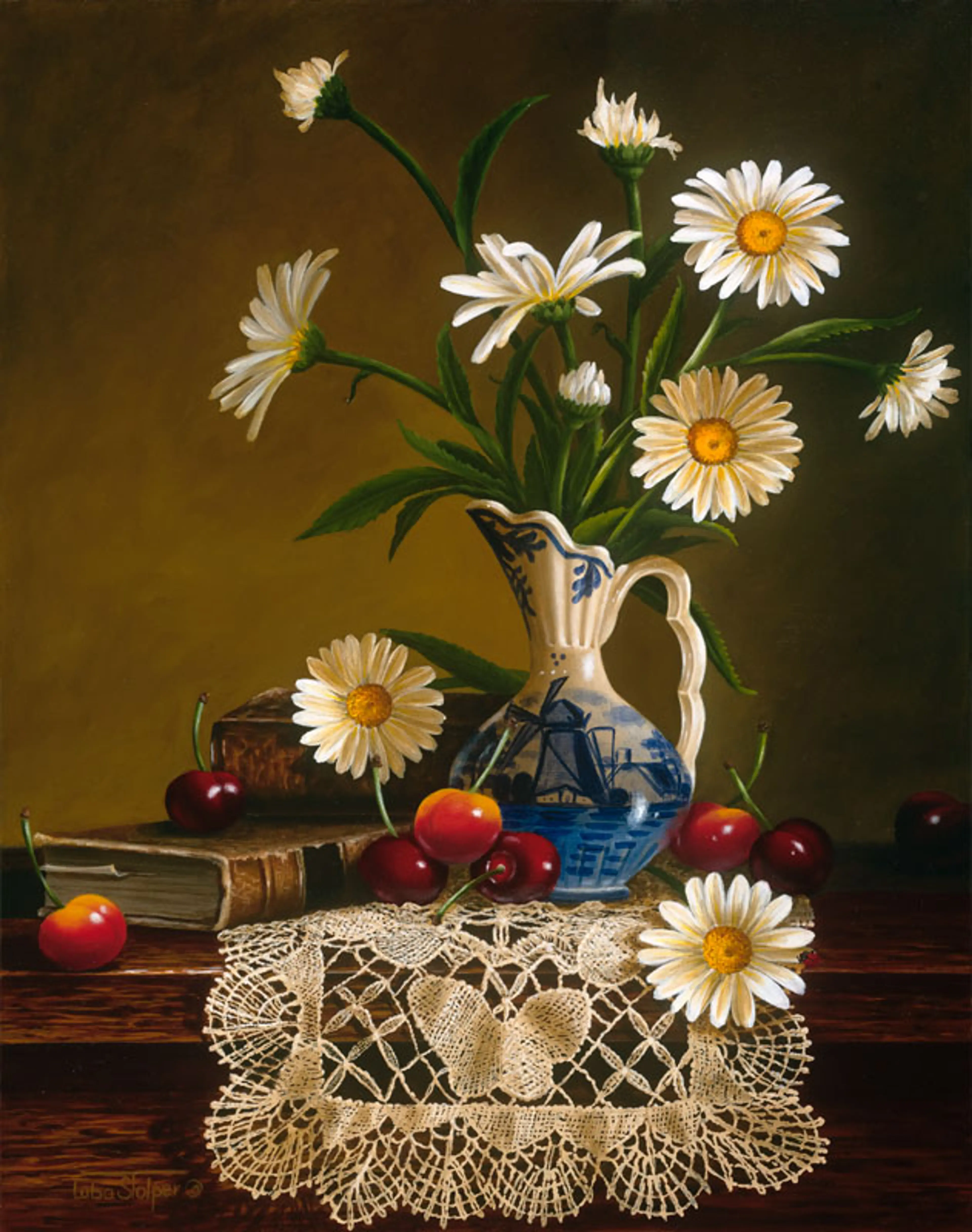 Daisies 11x14 oil on board SOLD