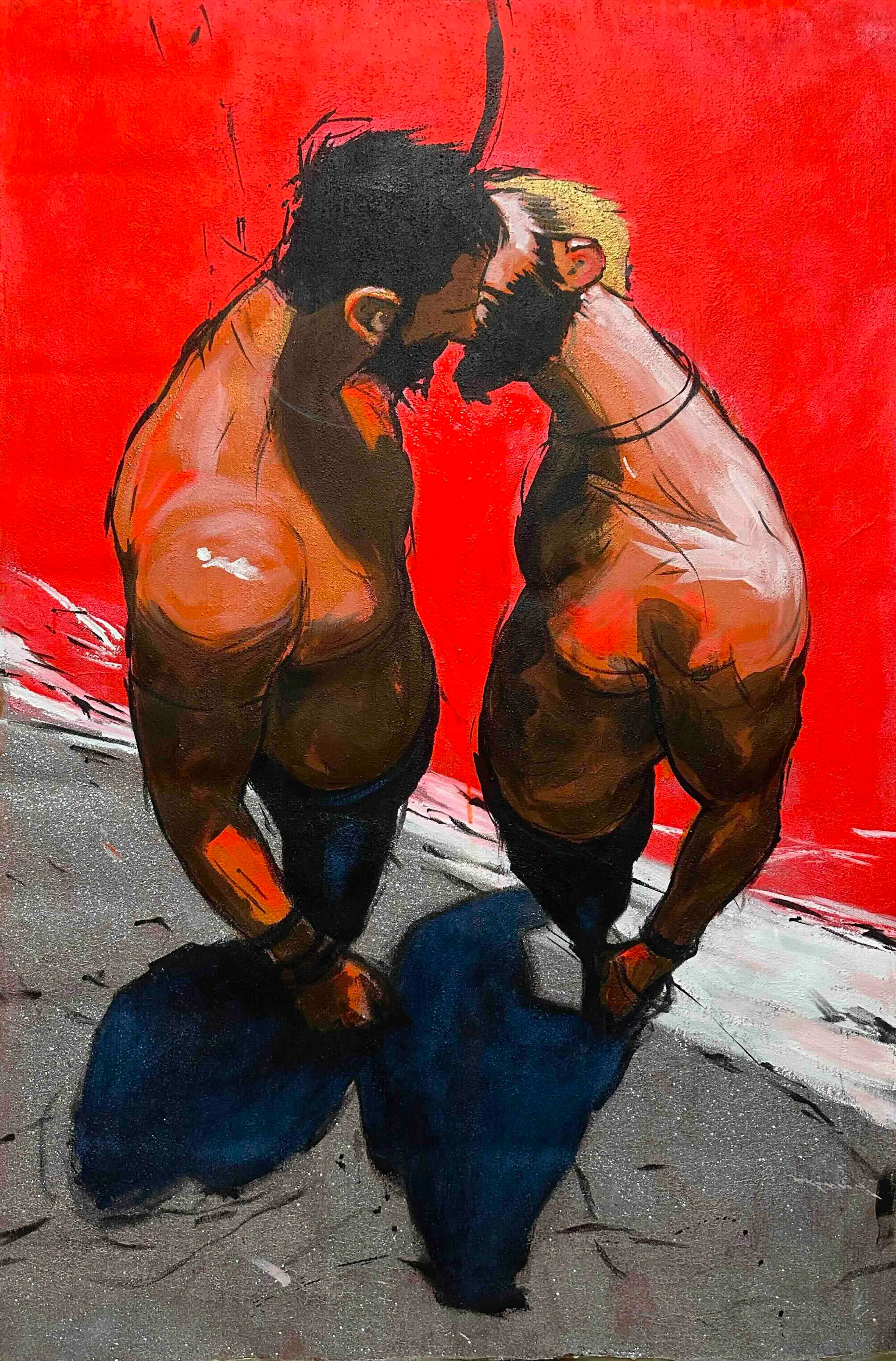 Overlap temperature No.1 — Painting — Attilio Chien