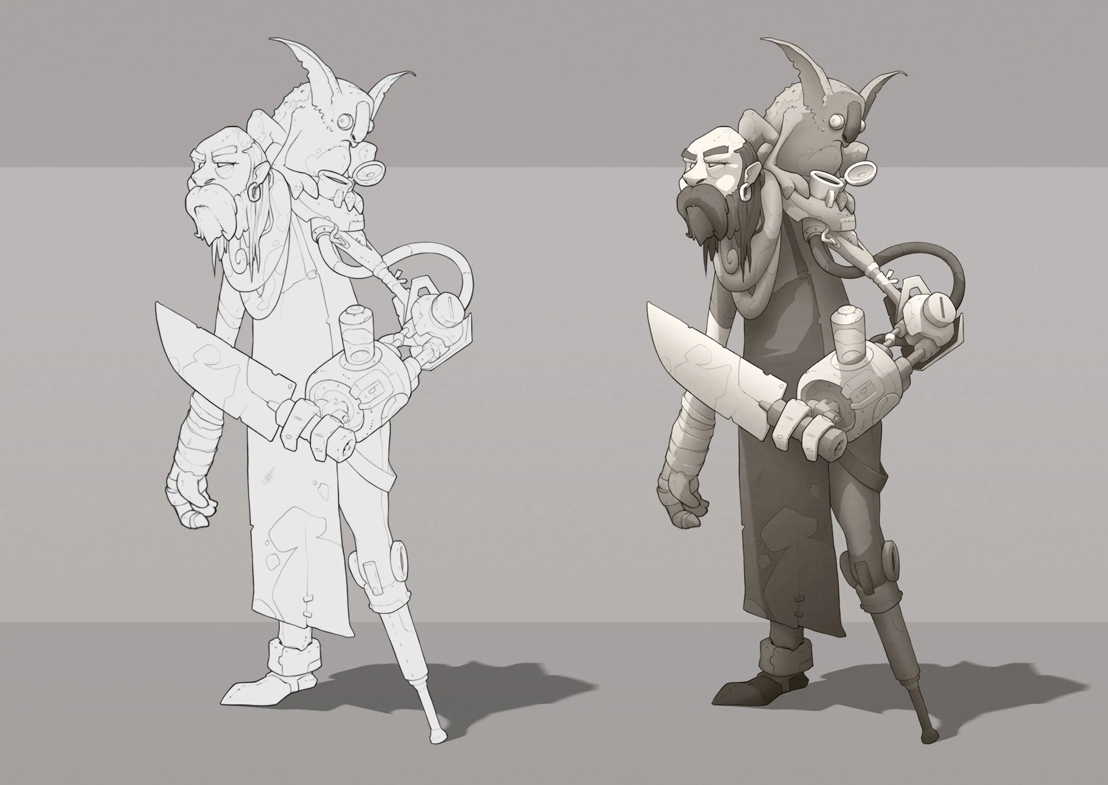 Chef Linework & Shading