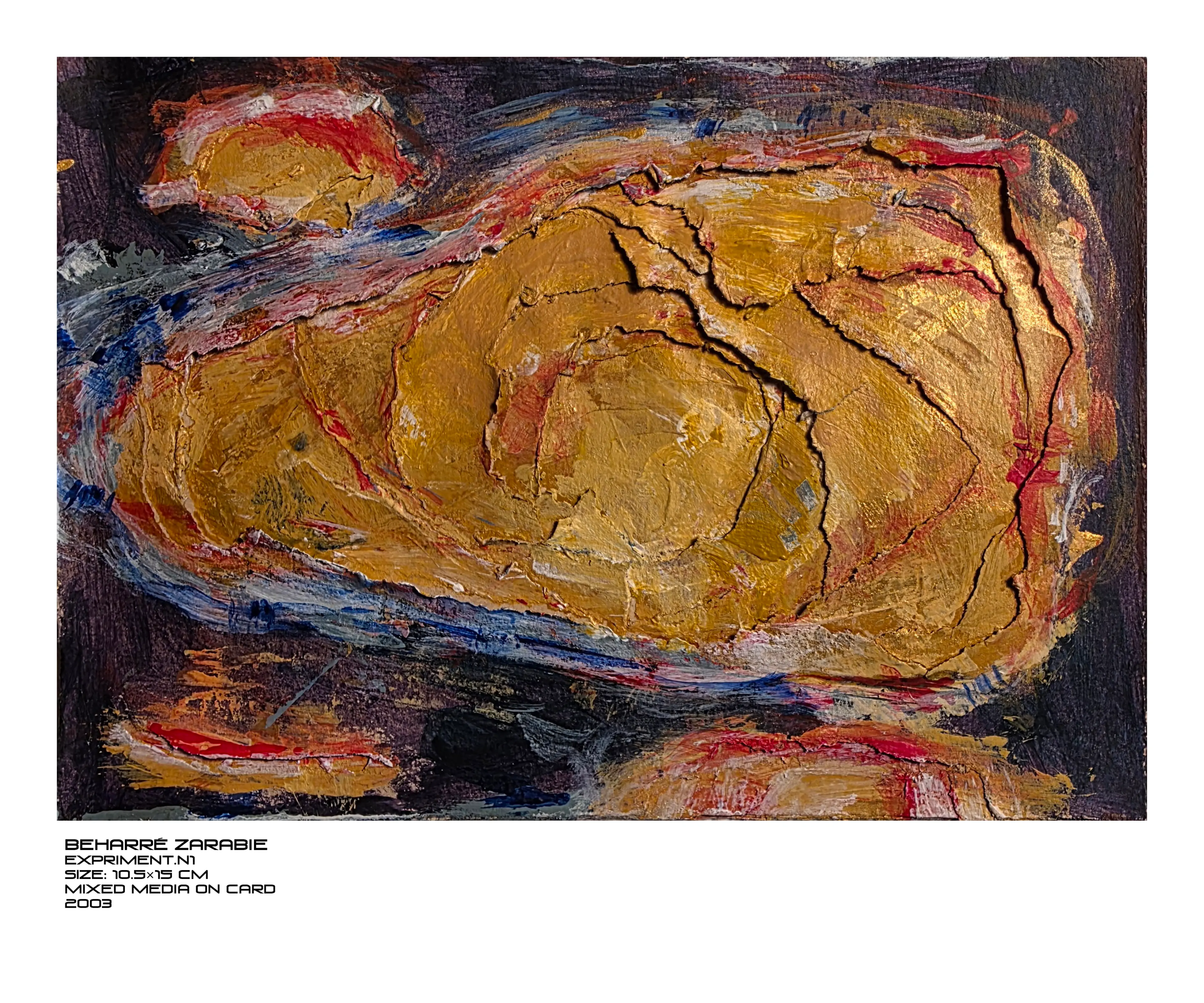 Expriment.N1 — Painting — Beharré Zarabie