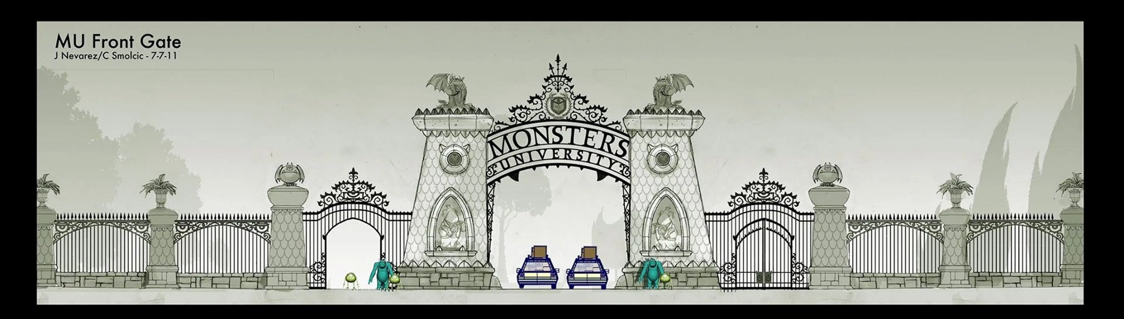 Monster's University - Concept art