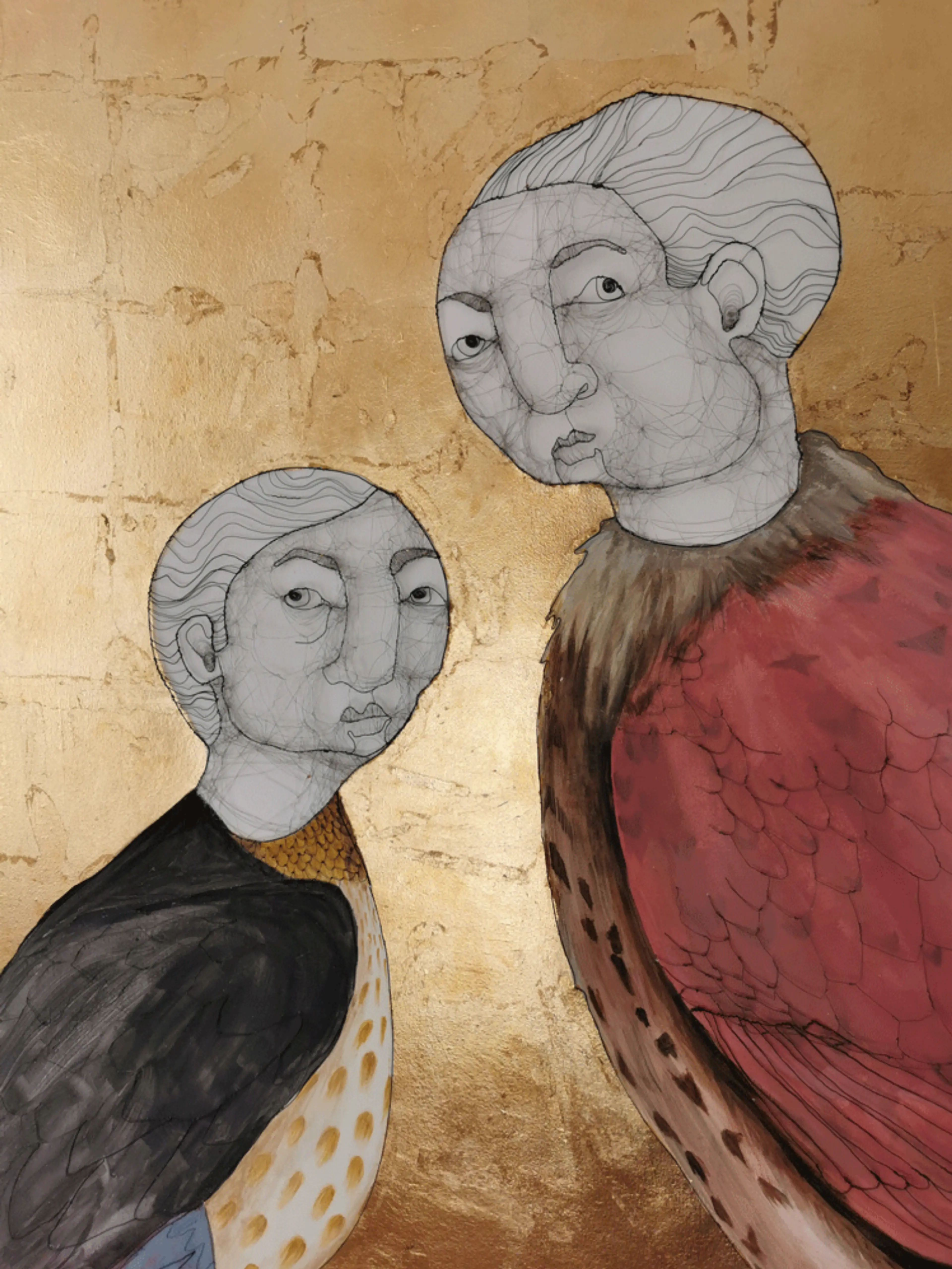 The Enquiry — Pintura — Fiona Morley