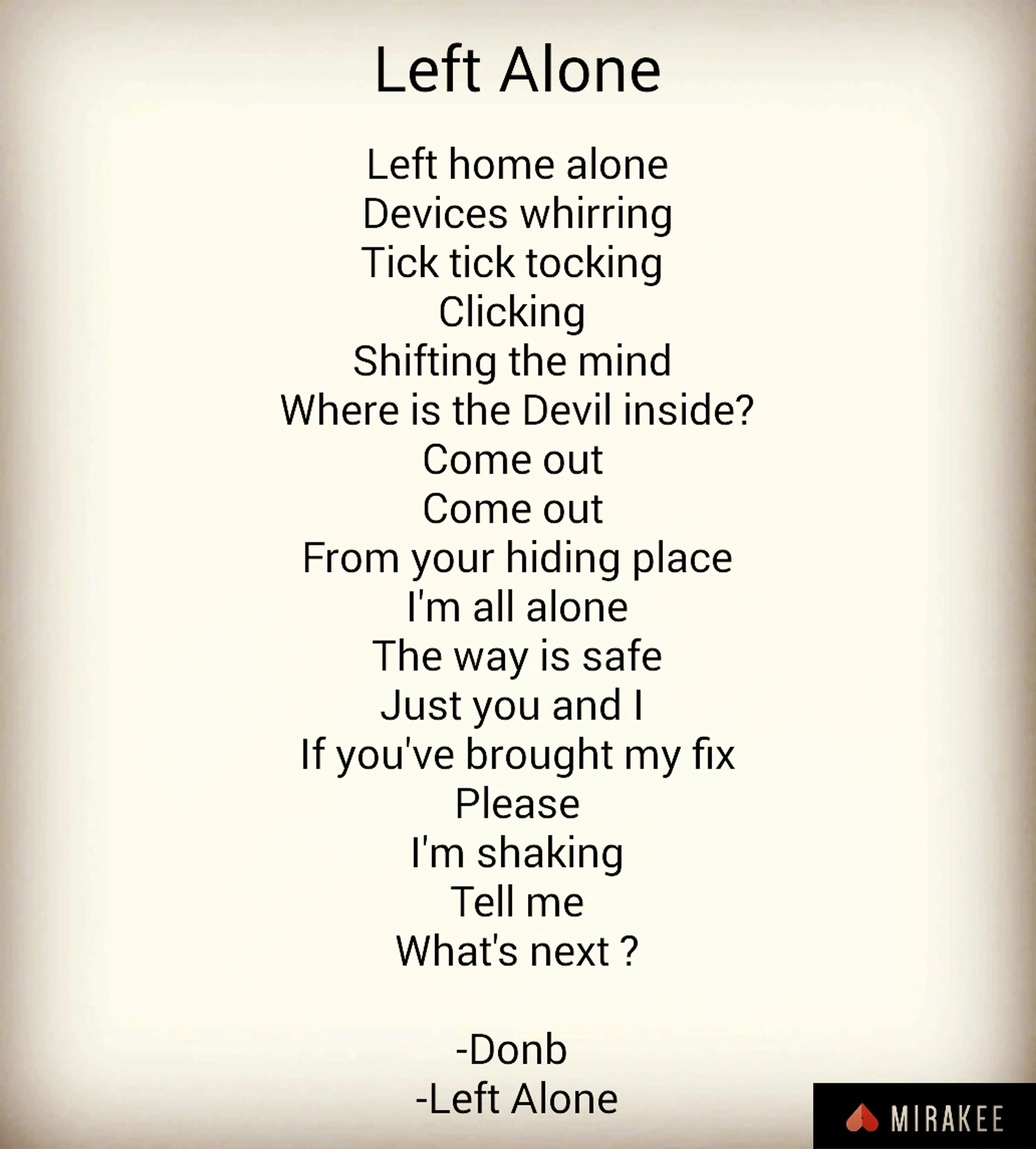 Left Alone