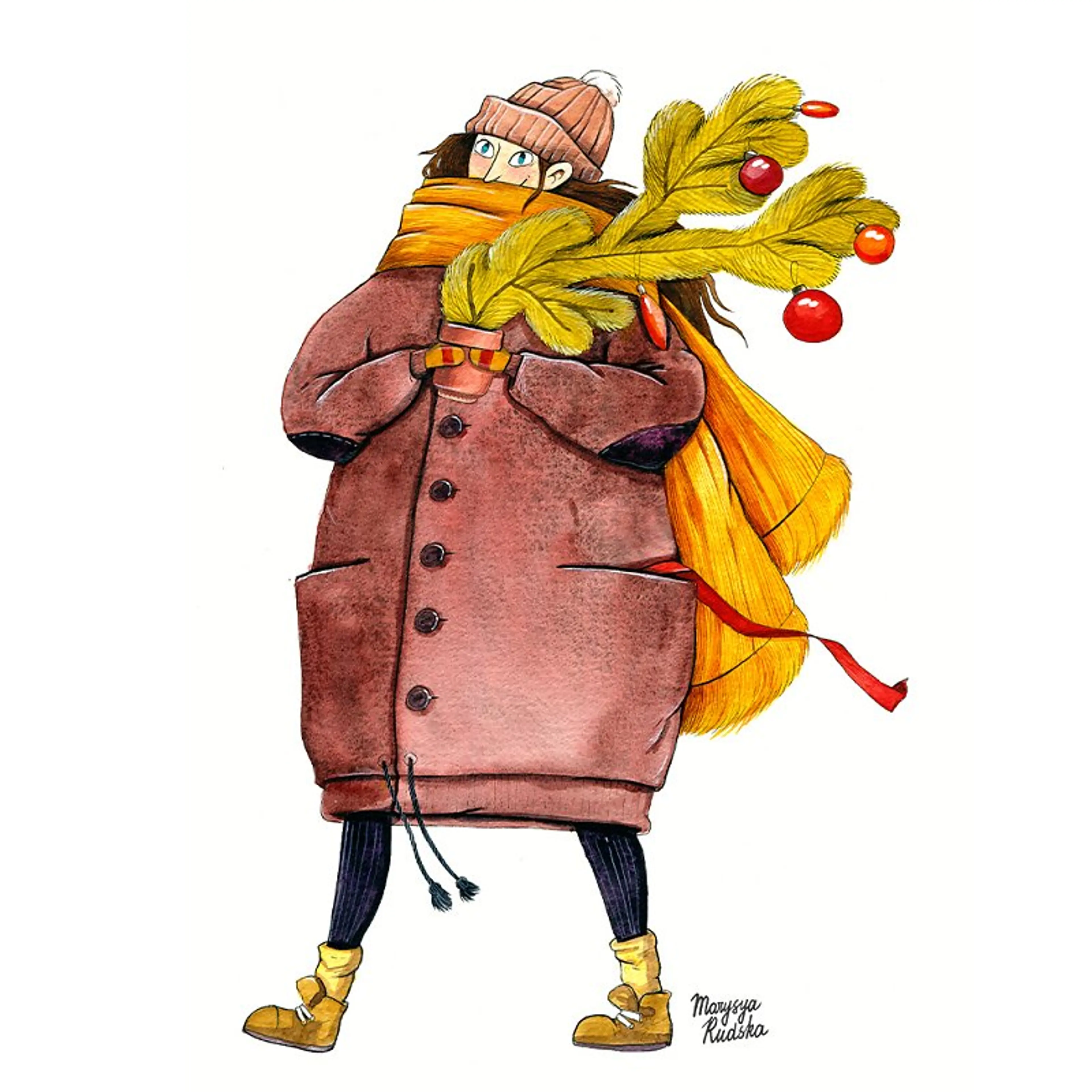 Red coat