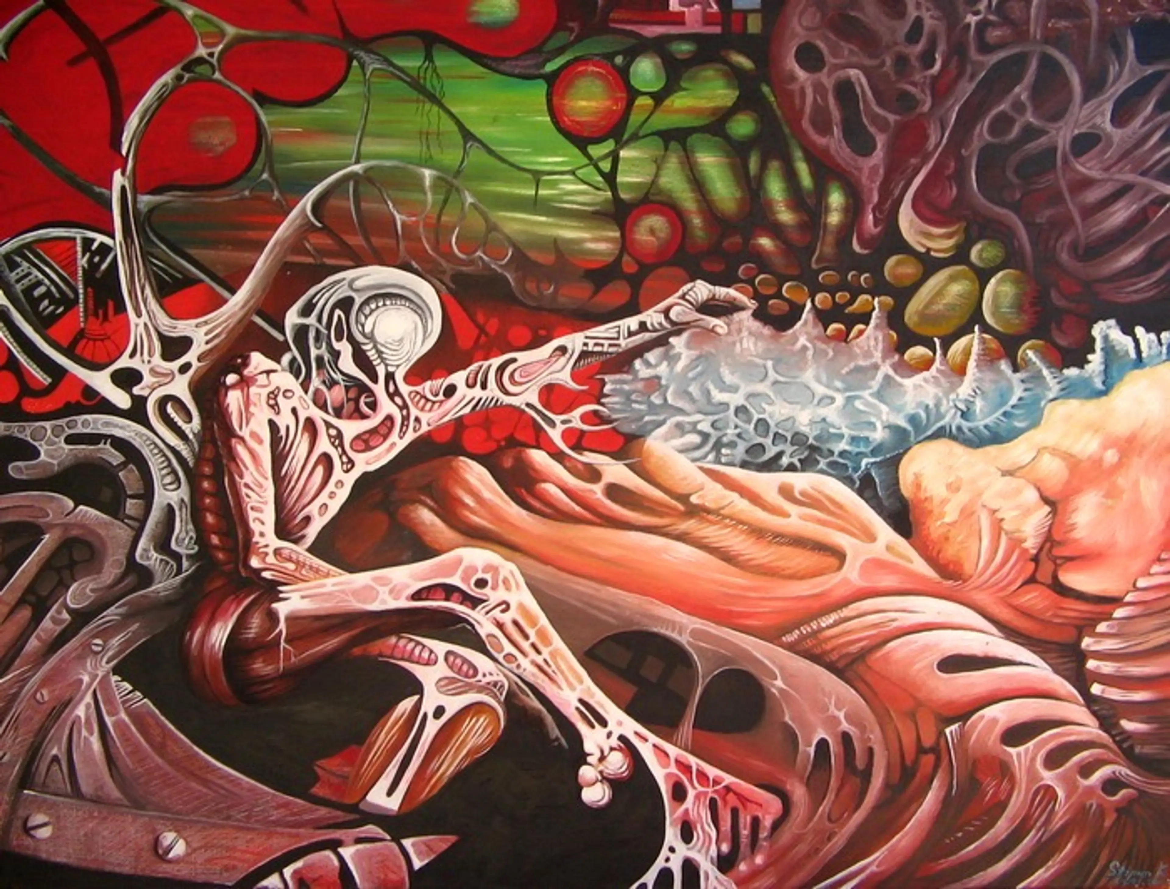 "Indolence", oil on canvas